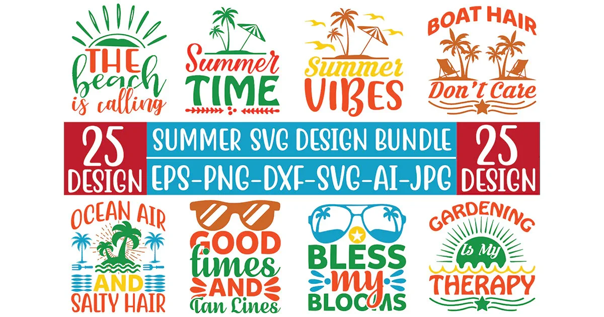 Summer SVG Bundle - Image 3