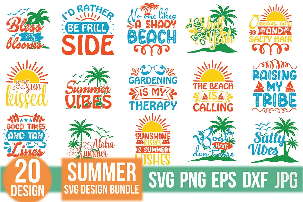 Summer SVG Bundle - Image 3