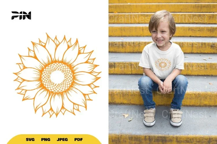 Sunflower Flower SVG Bundle