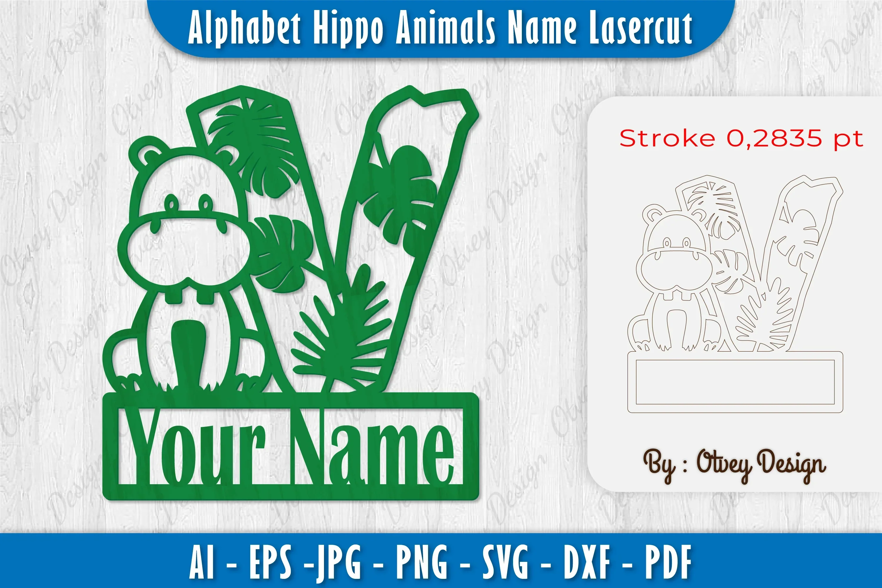 V-Your Name SVG Bundle