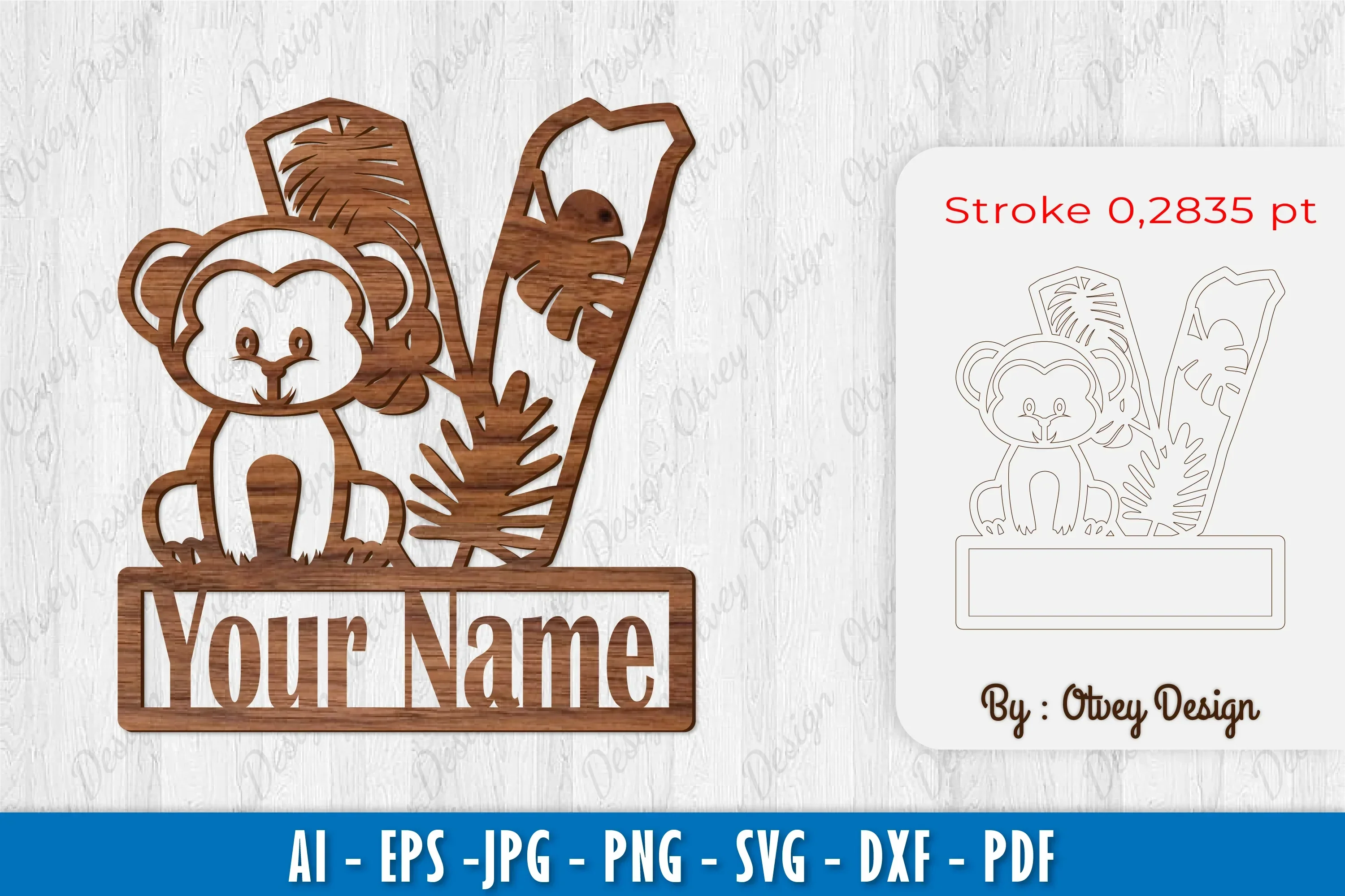V-Your Name SVG Bundle