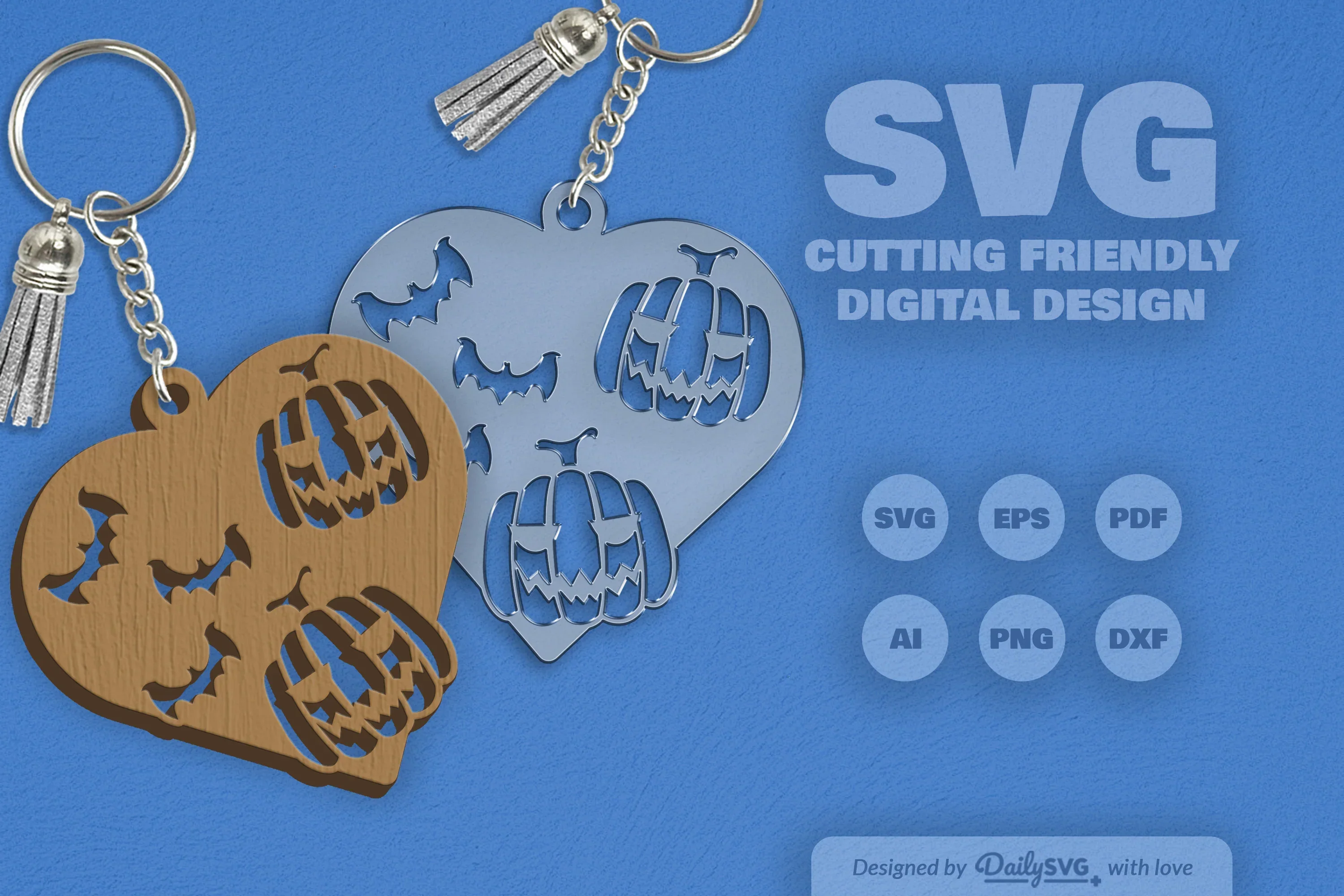 SVG Halloween Pumpkin Heart SVG Bundle - Image 2