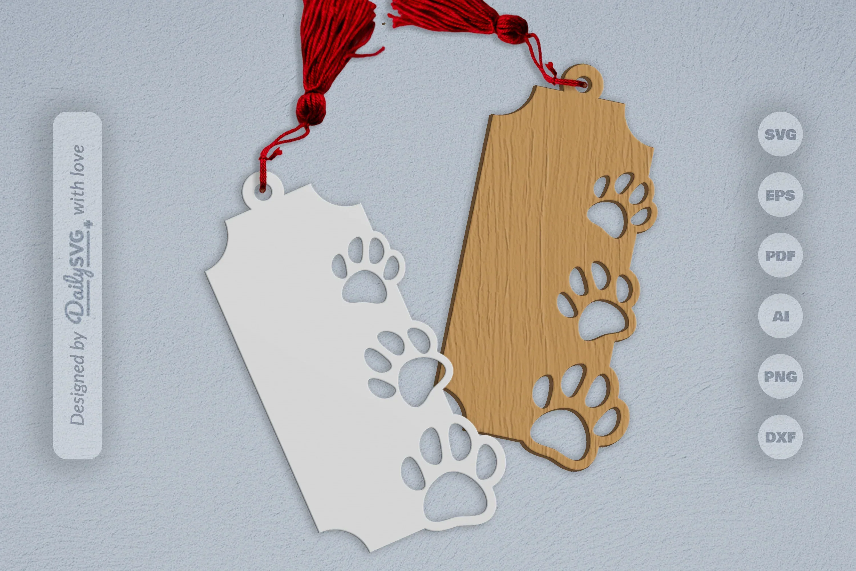SVG Paw Print SVG Bundle for Crafts and Designs