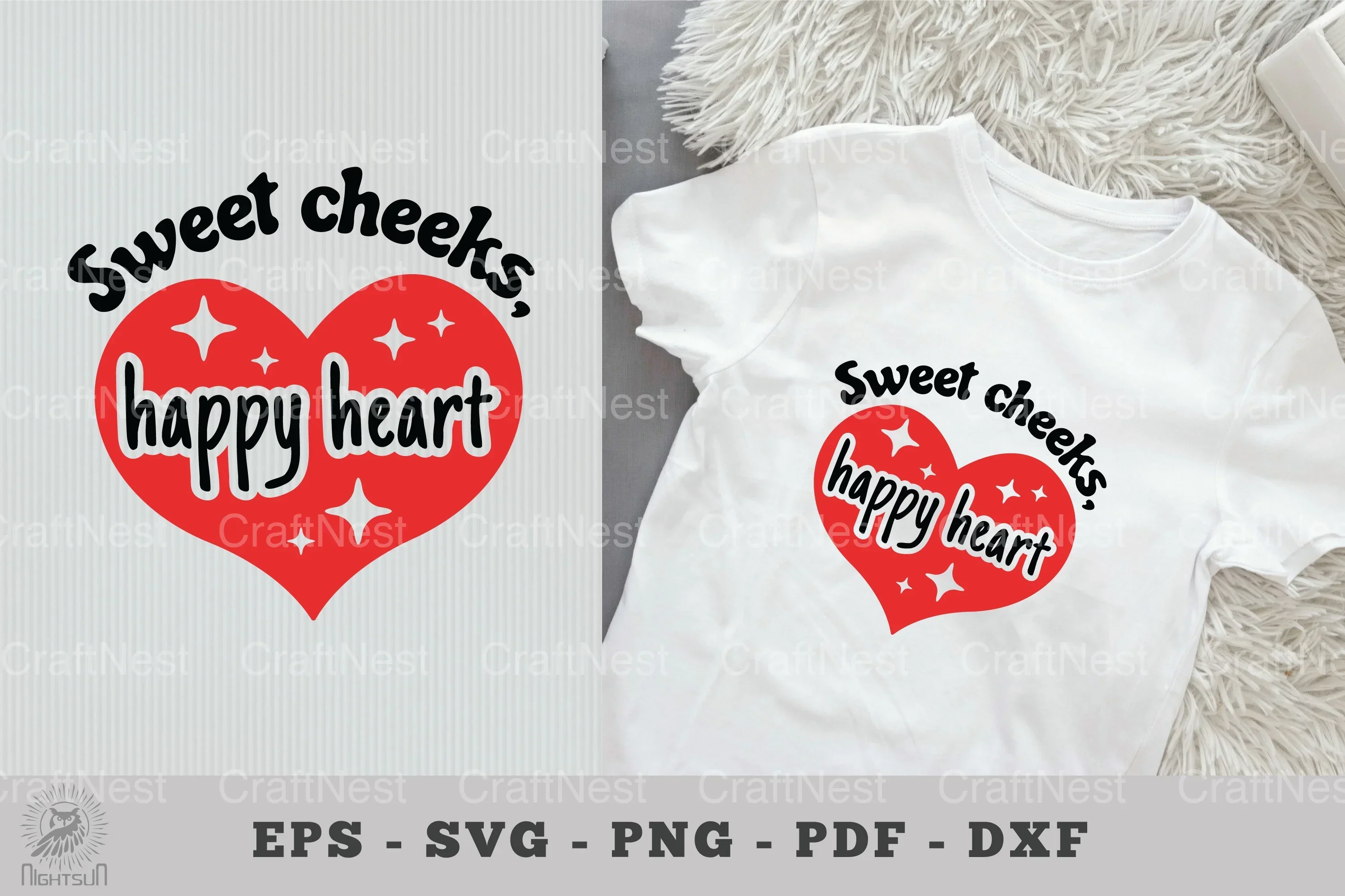 Sweet Cheeks, Happy Heart Baby Quotes Clipart Bundle