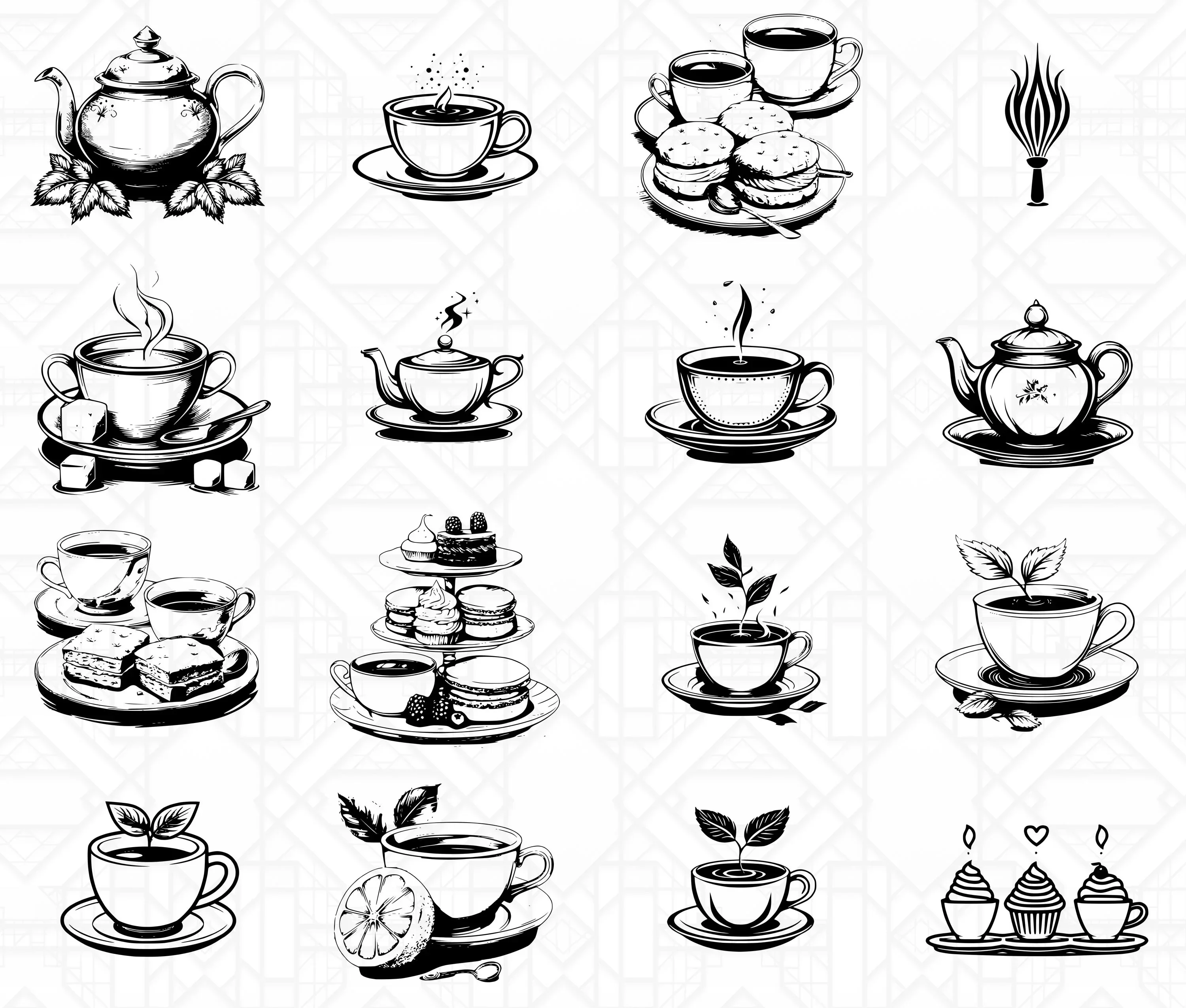 Tea Time SVG Bundle - Image 2