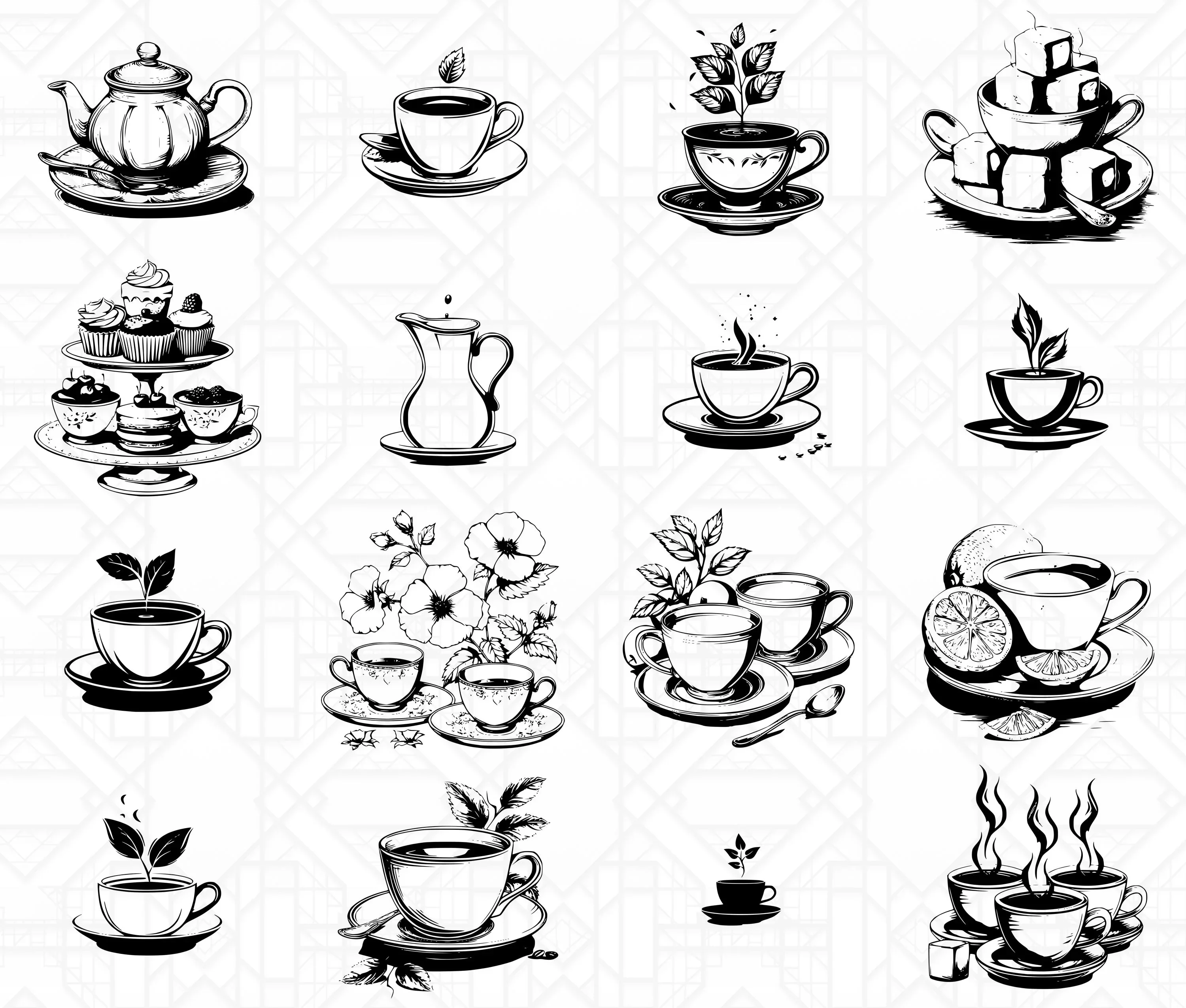 Tea Time SVG Bundle - Image 4