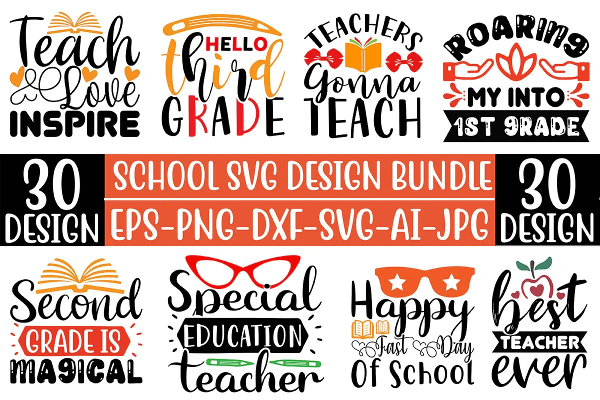 Teacher SVG Bundle