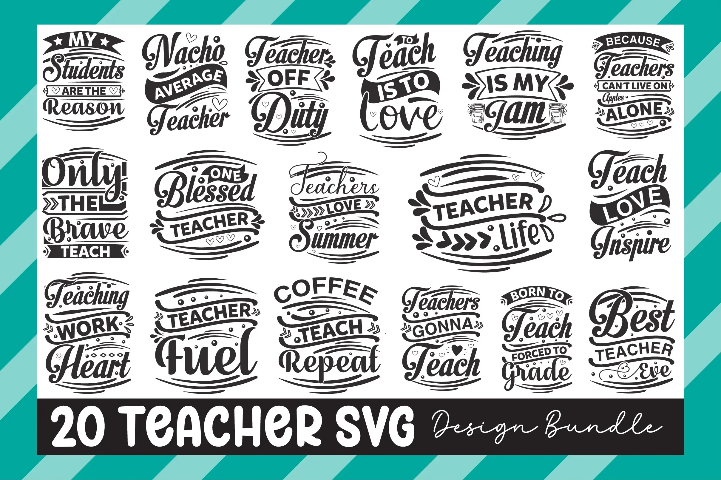 Teacher SVG Bundle