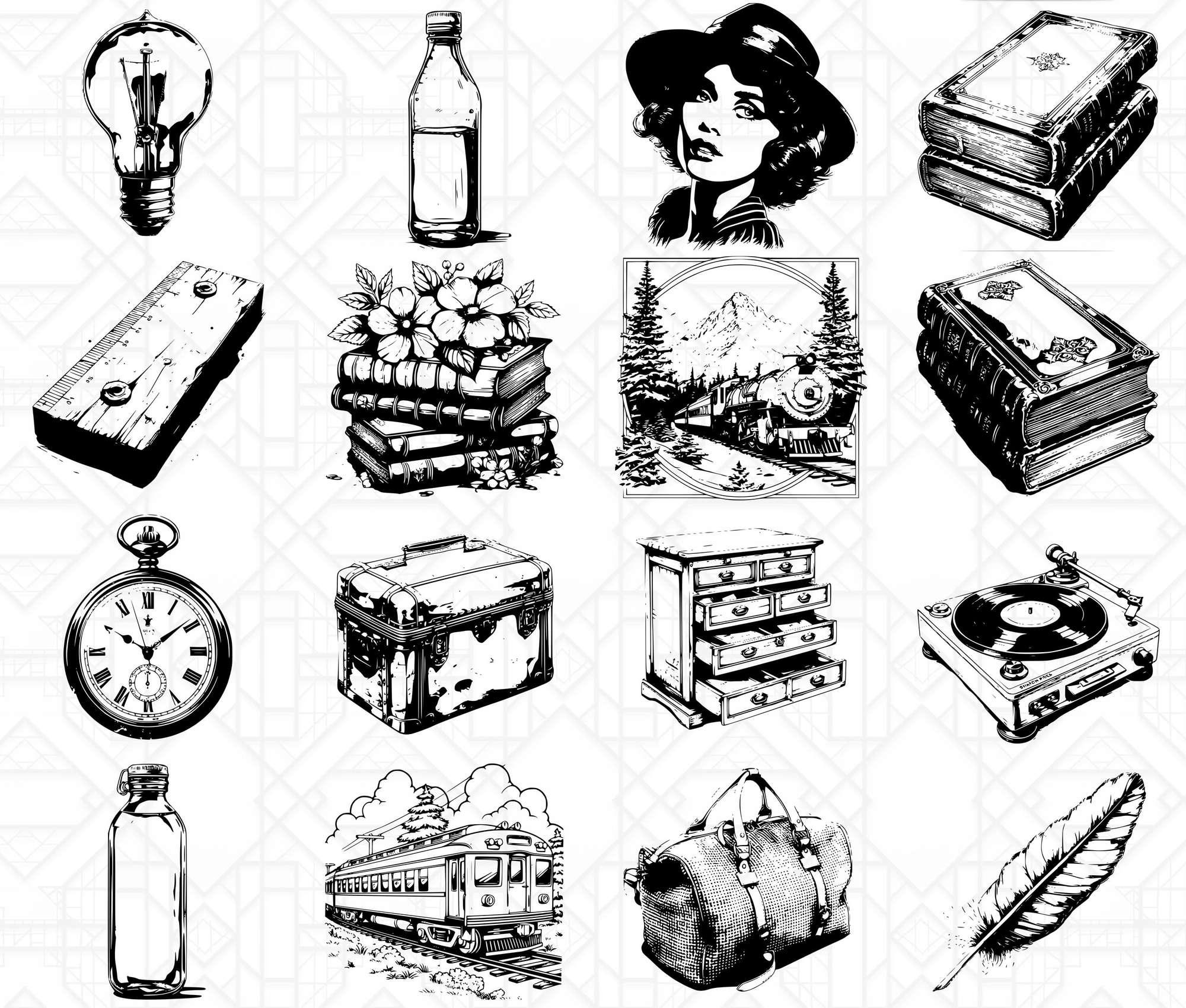 Vintage Back To School SVG Bundle - Image 4