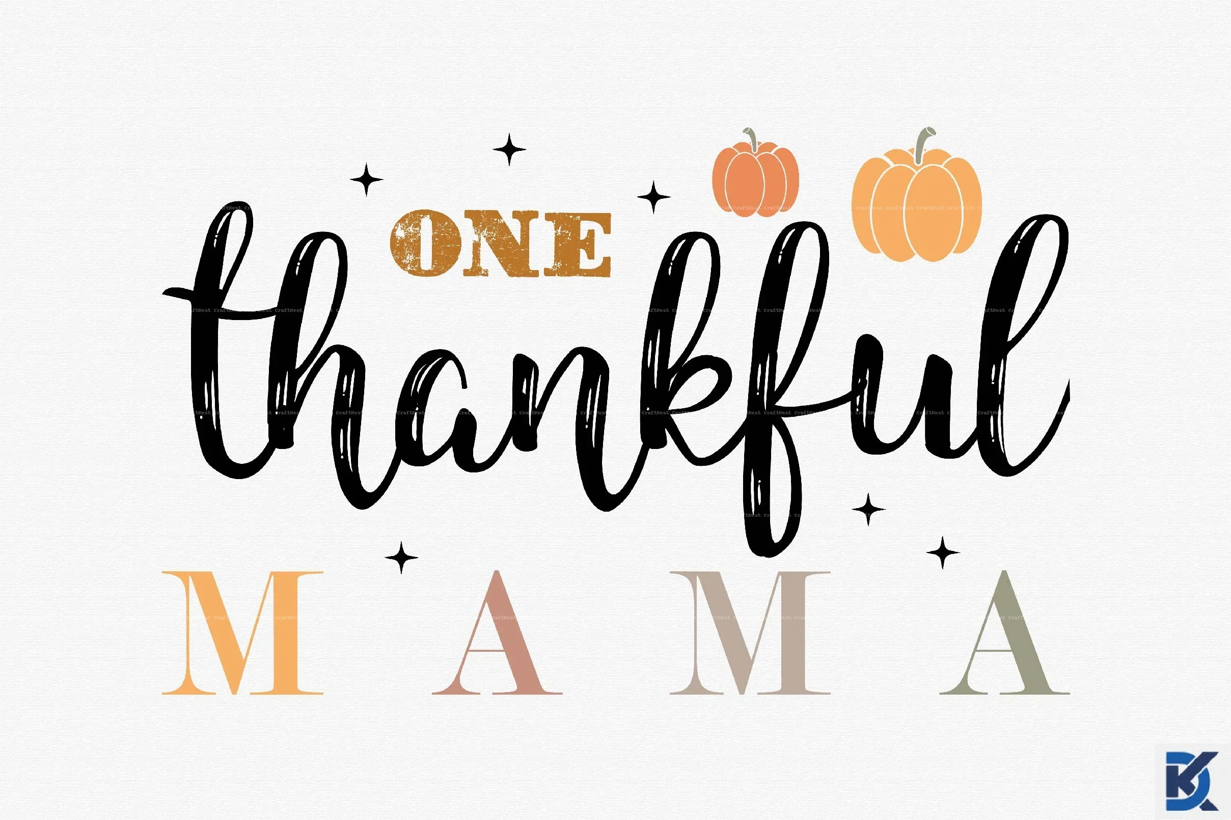 Thankful Mama Mini SVG Design Bundle - Image 9