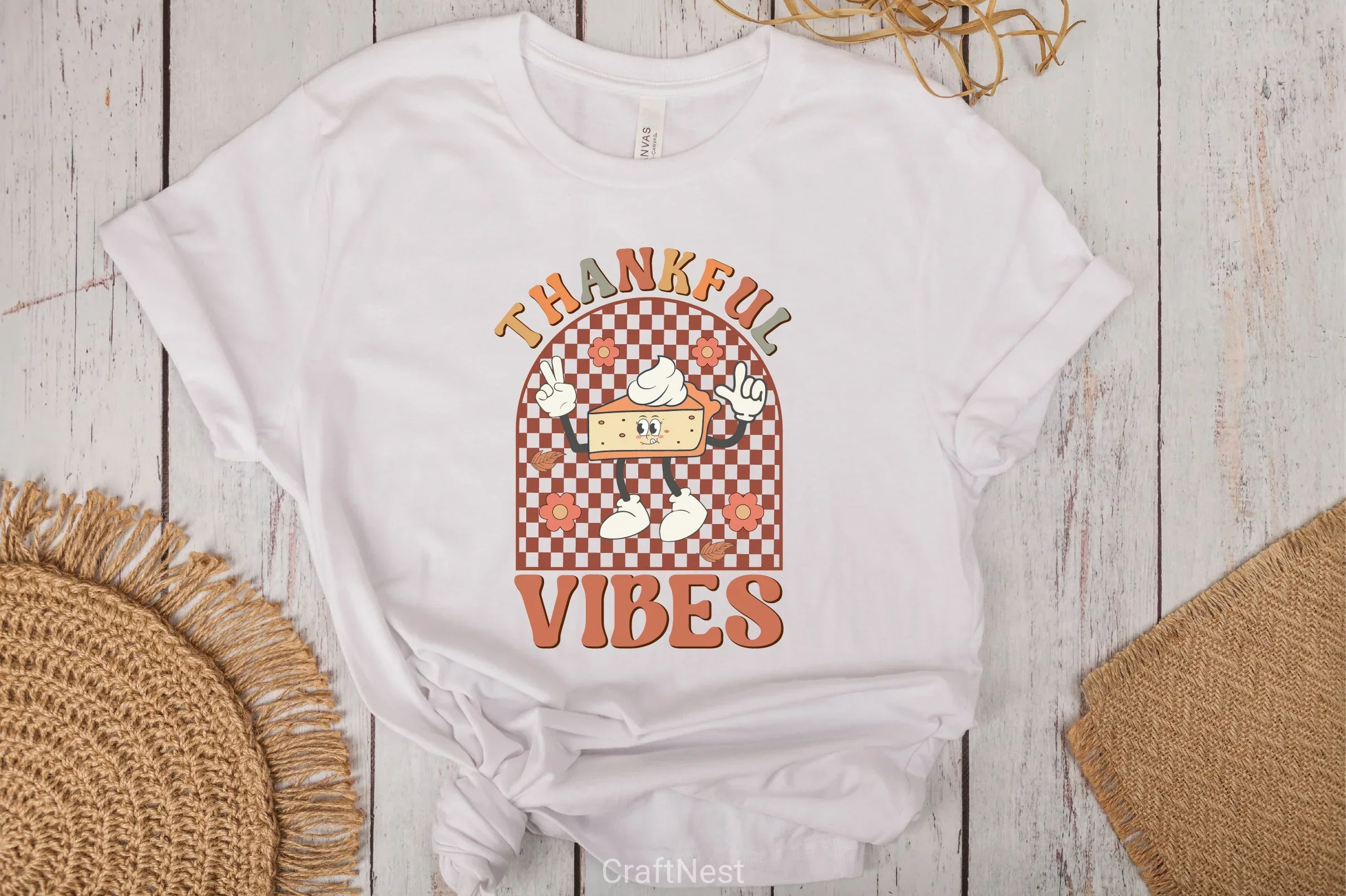 Thankful Vibes SVG Bundle - Image 4