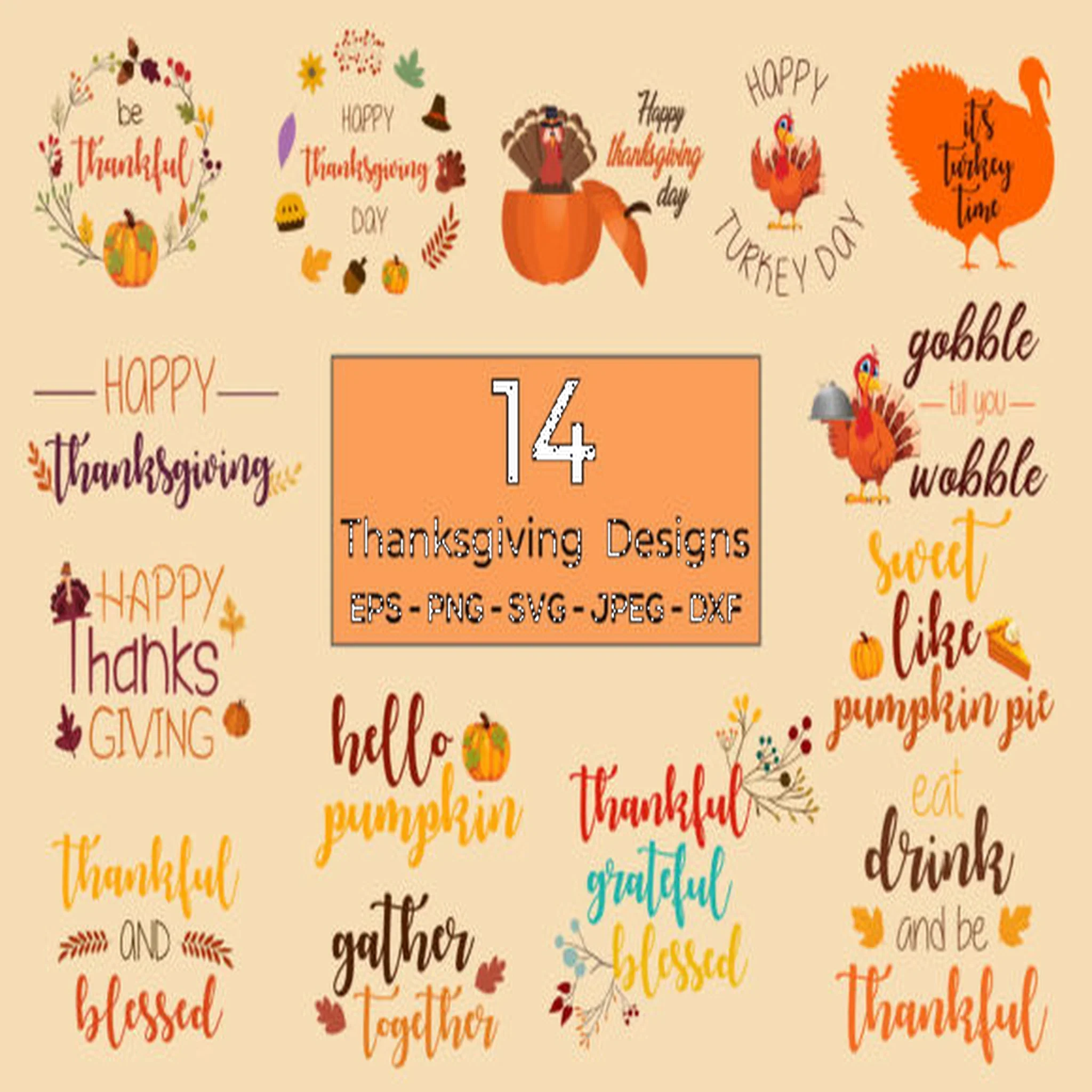 Thanksgiving SVG Bundle
