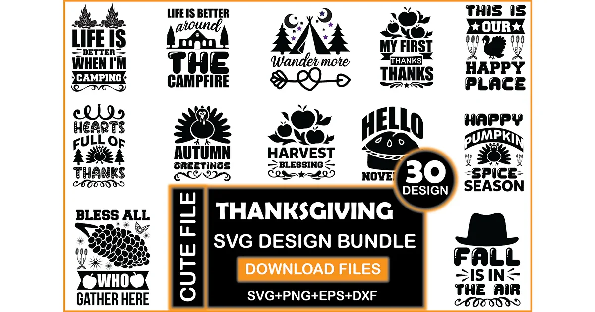 Thanksgiving SVG Bundle