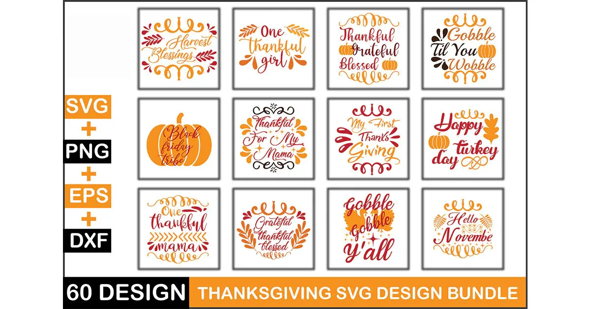 Thanksgiving SVG Bundle