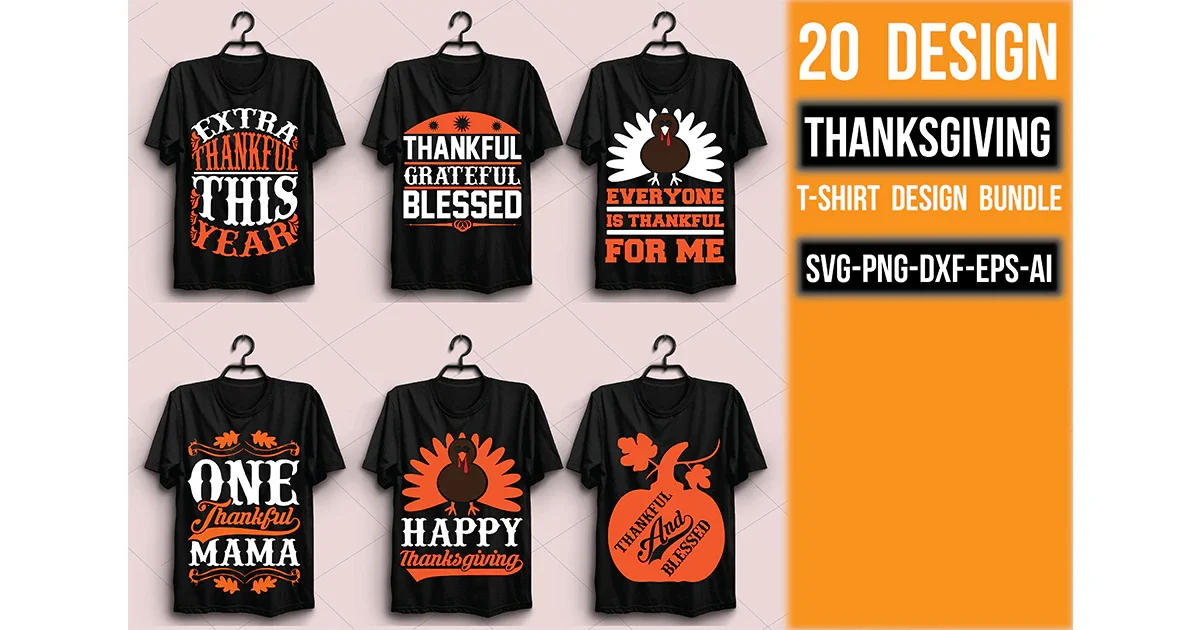 Thanksgiving T Shirt Bundle