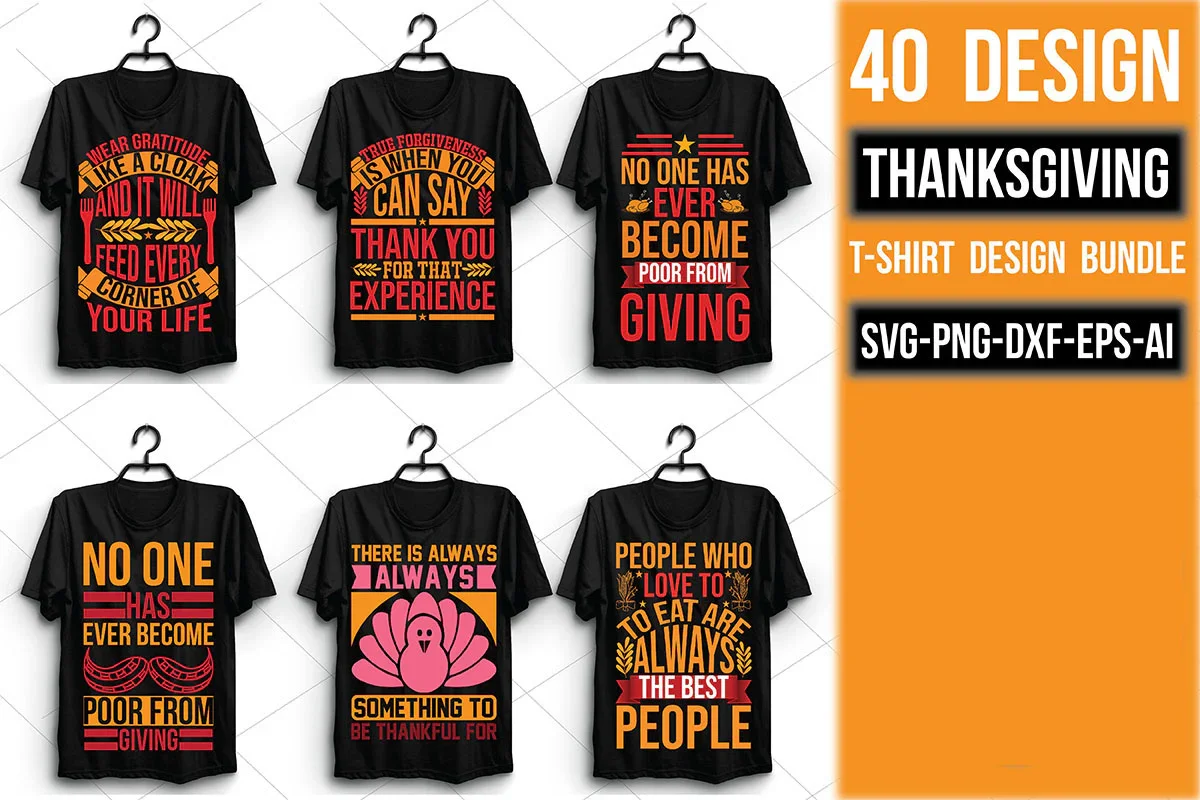 Thanksgiving T Shirt Bundle