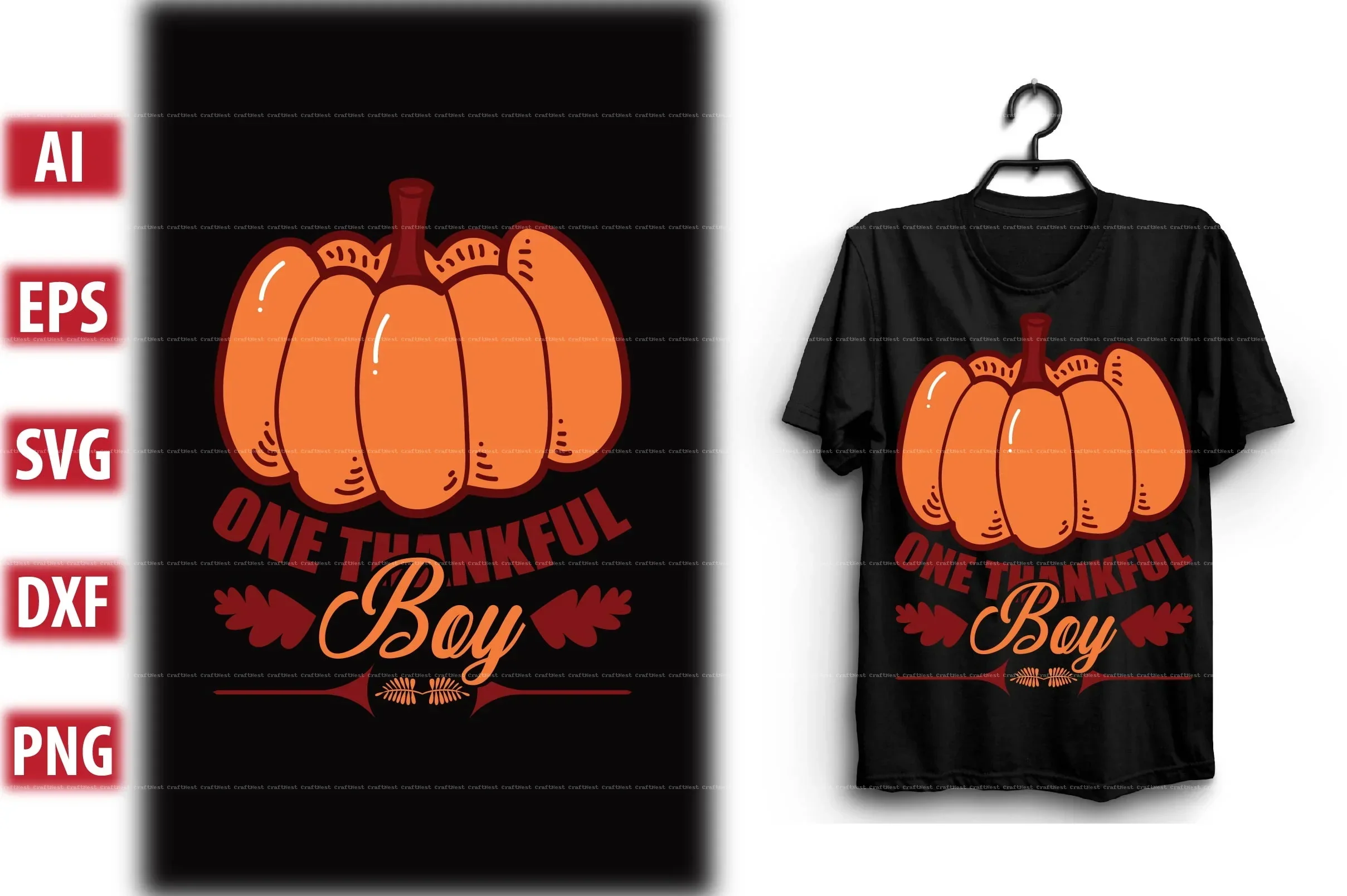 Thanksgiving T-Shirt Design SVG Bundle - Image 5