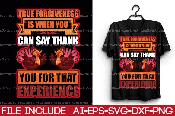 Thanksgiving T-Shirt Design SVG Bundle - Image 5
