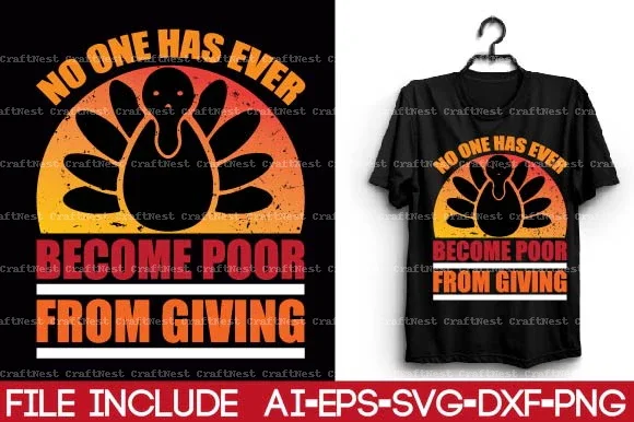 Thanksgiving T-Shirt Design SVG Bundle - Image 6
