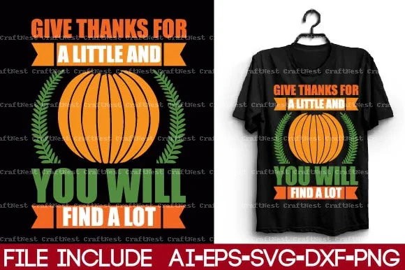 Thanksgiving T-Shirt Design SVG Bundle - Image 7
