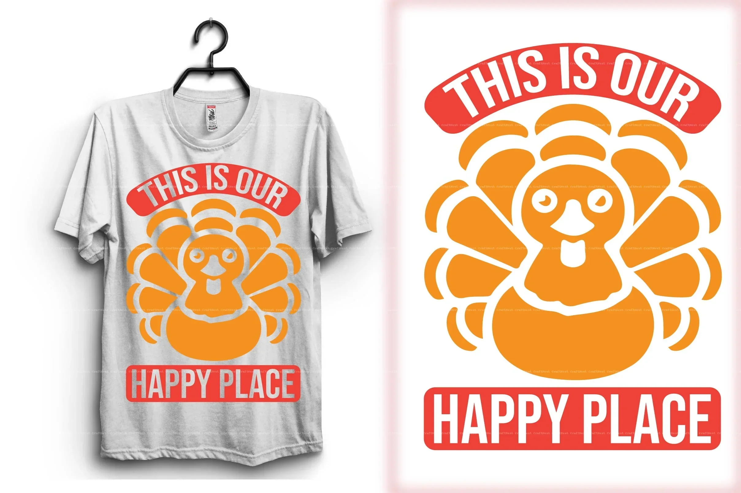Thanksgiving T-Shirt Design SVG Bundle - Image 9