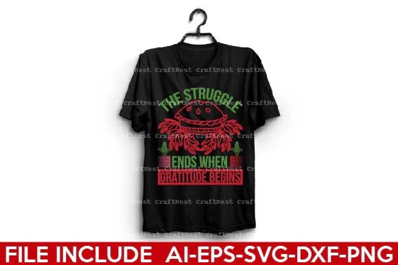 Thanksgiving T-Shirt Design SVG Bundle - Image 6