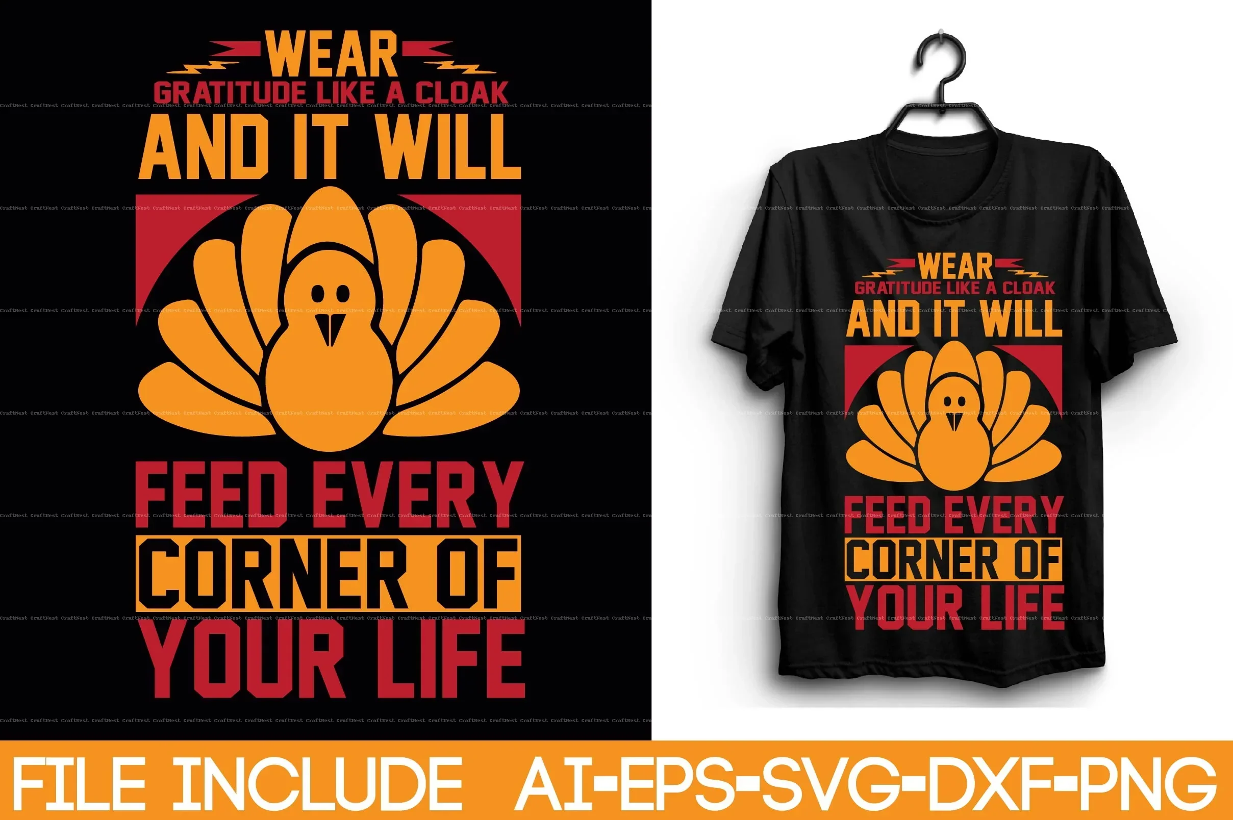Thanksgiving T-Shirt SVG Bundle - Image 10