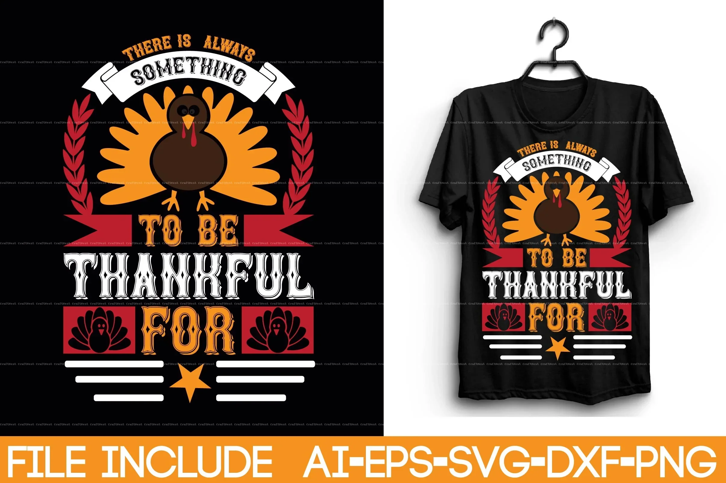 Thanksgiving T-Shirt SVG Bundle - Image 3