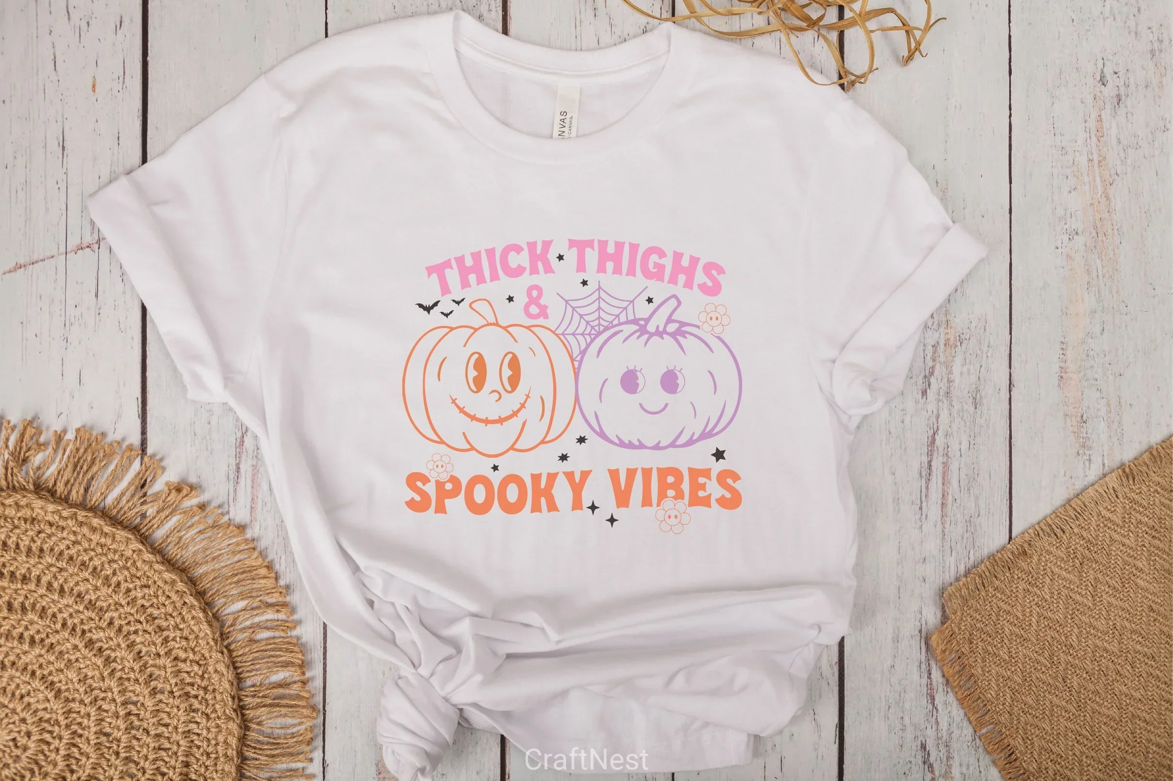 Thick Thighs And Spooky Vibes SVG Bundle - Image 2