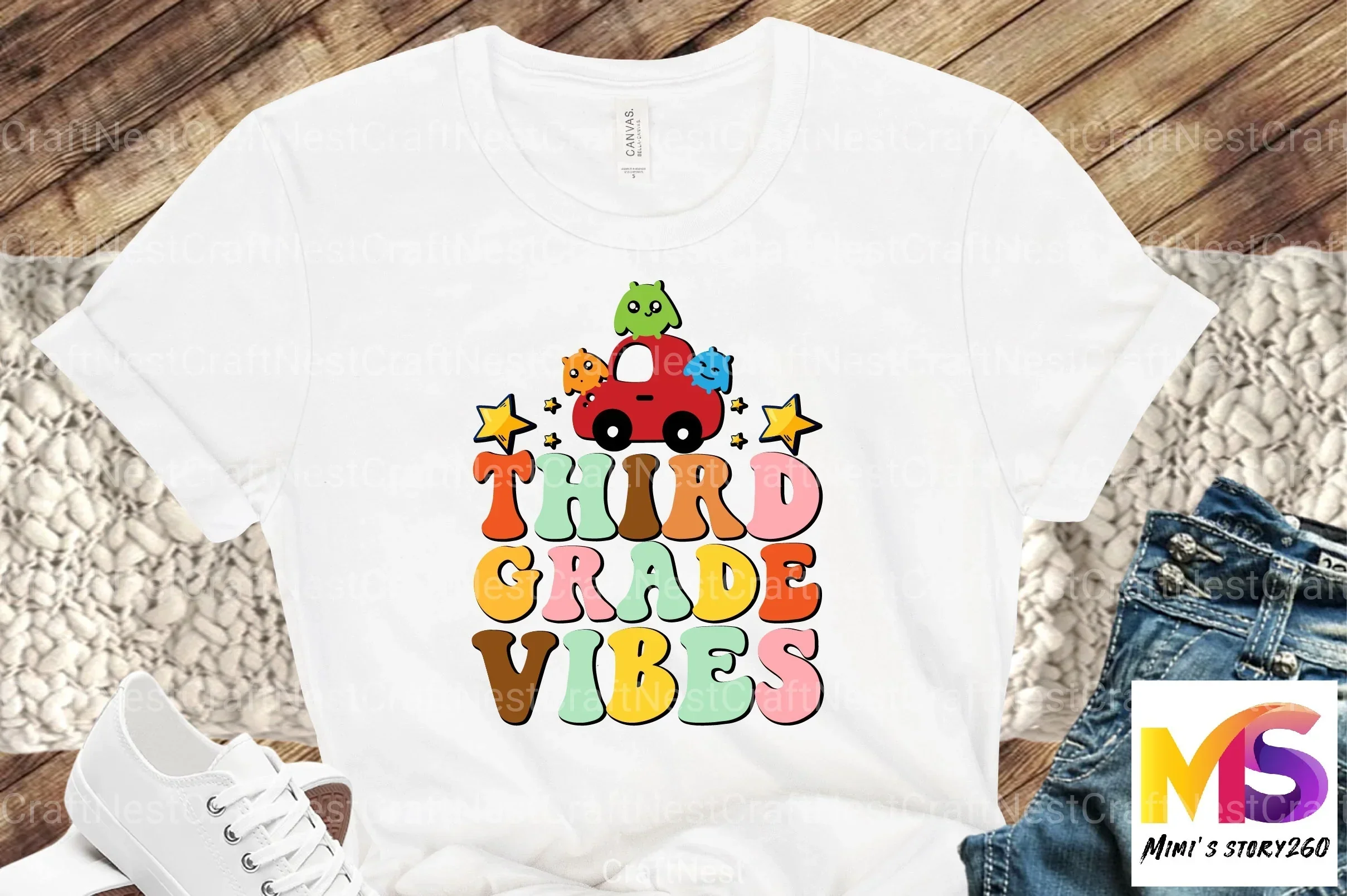 Third Grade Vibes Back to School Bundle - Image 5