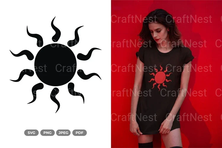 Tribal Sun Tattoo SVG Bundle