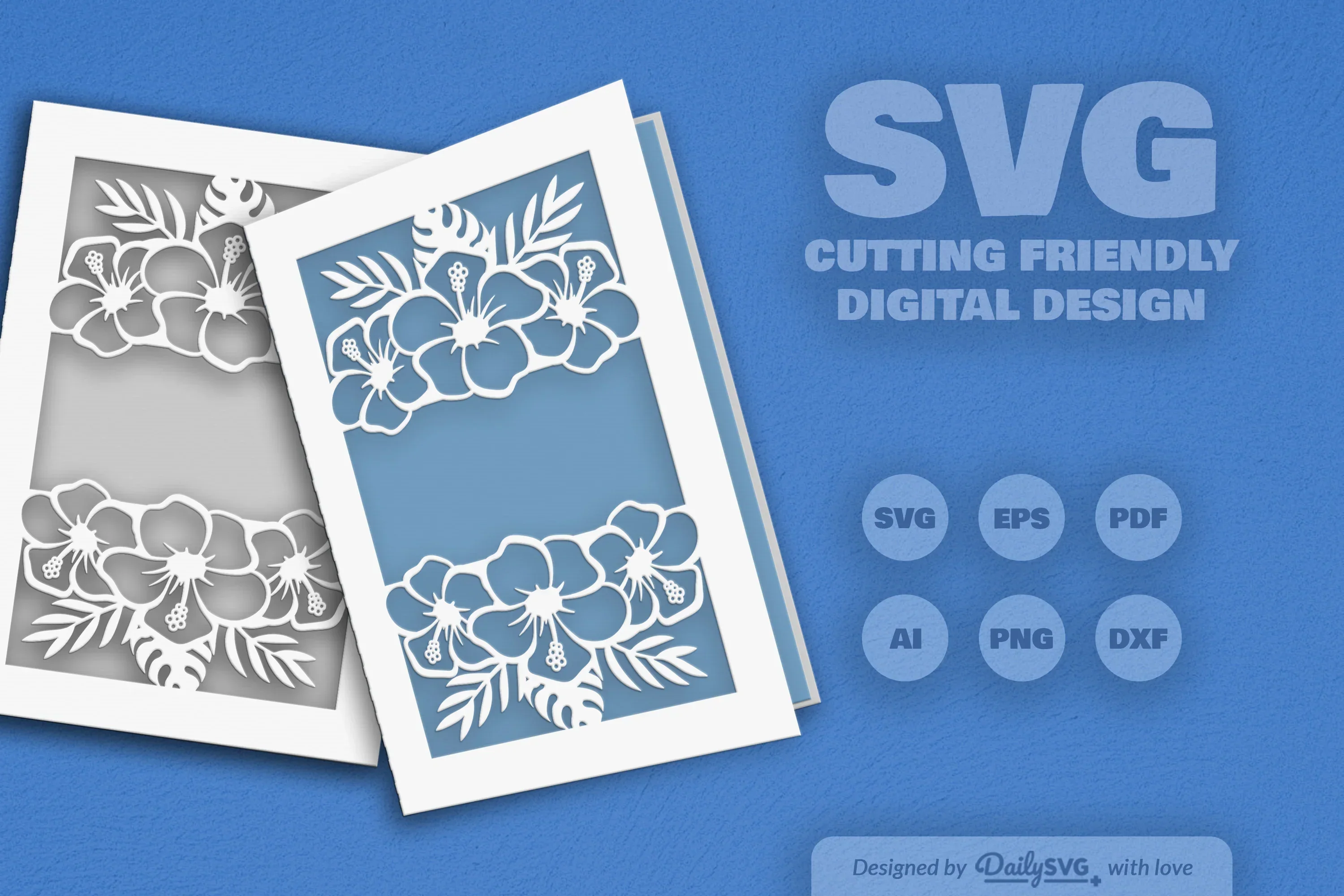 Tropical Floral SVG Bundle for Creative Designs - Image 2