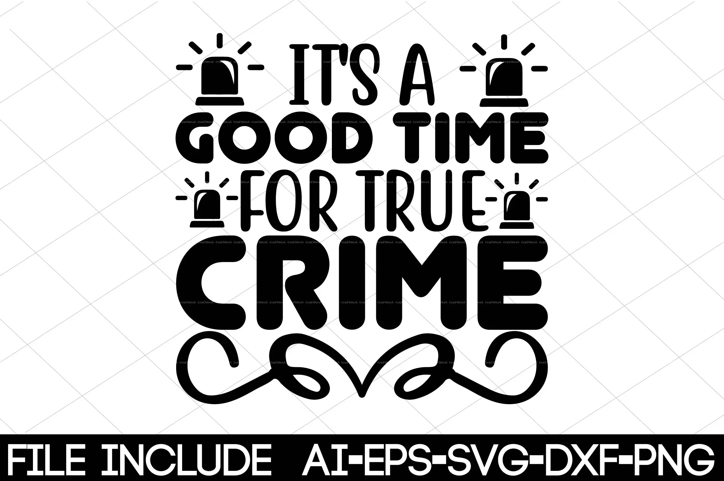 True Crime SVG Bundle - Image 8