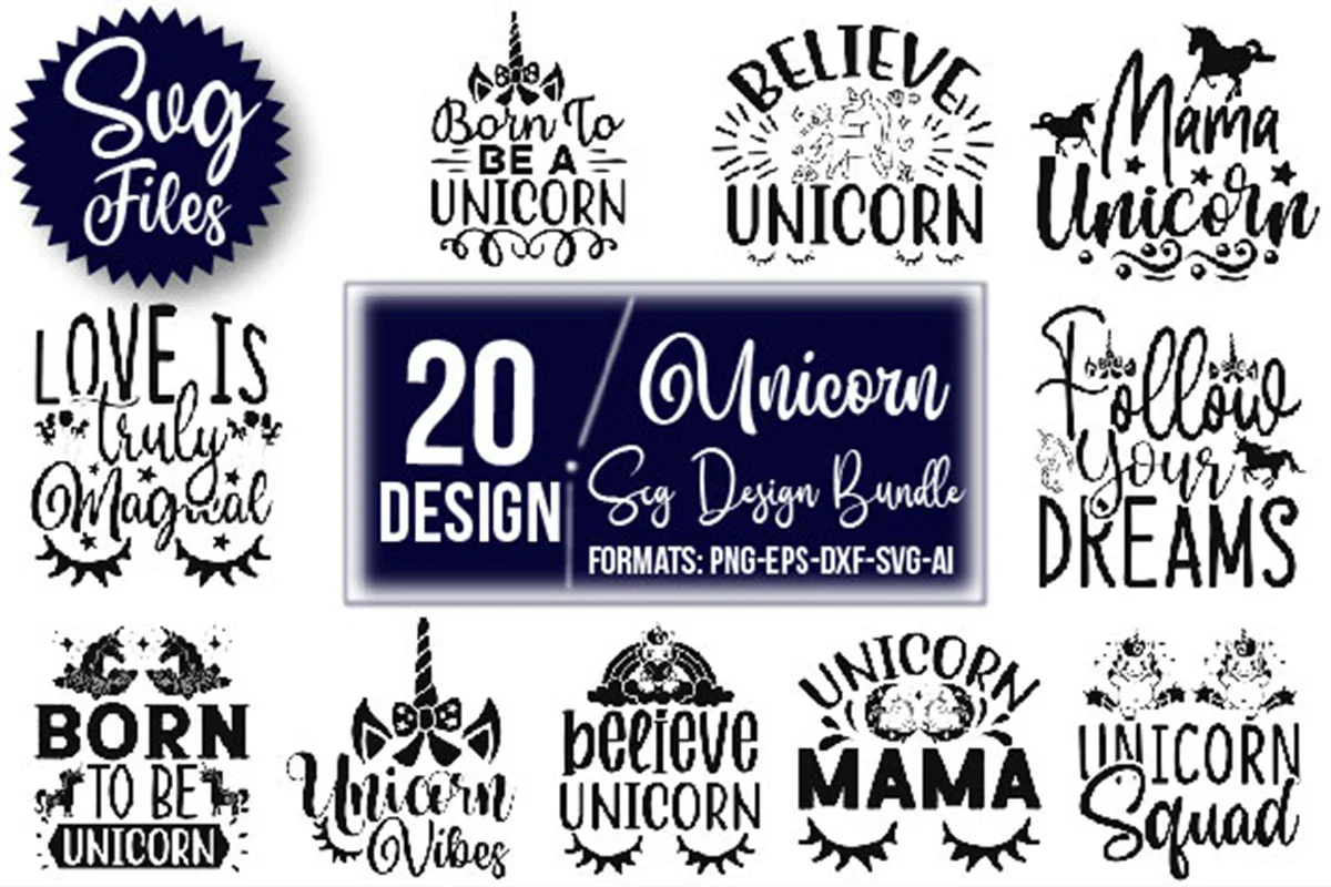 Unicorn SVG Bundle