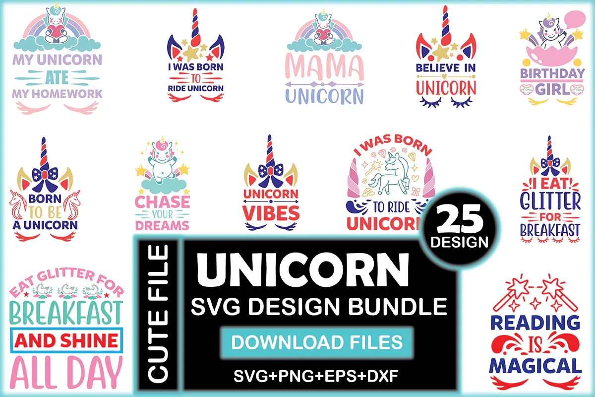 Unicorn SVG Bundle