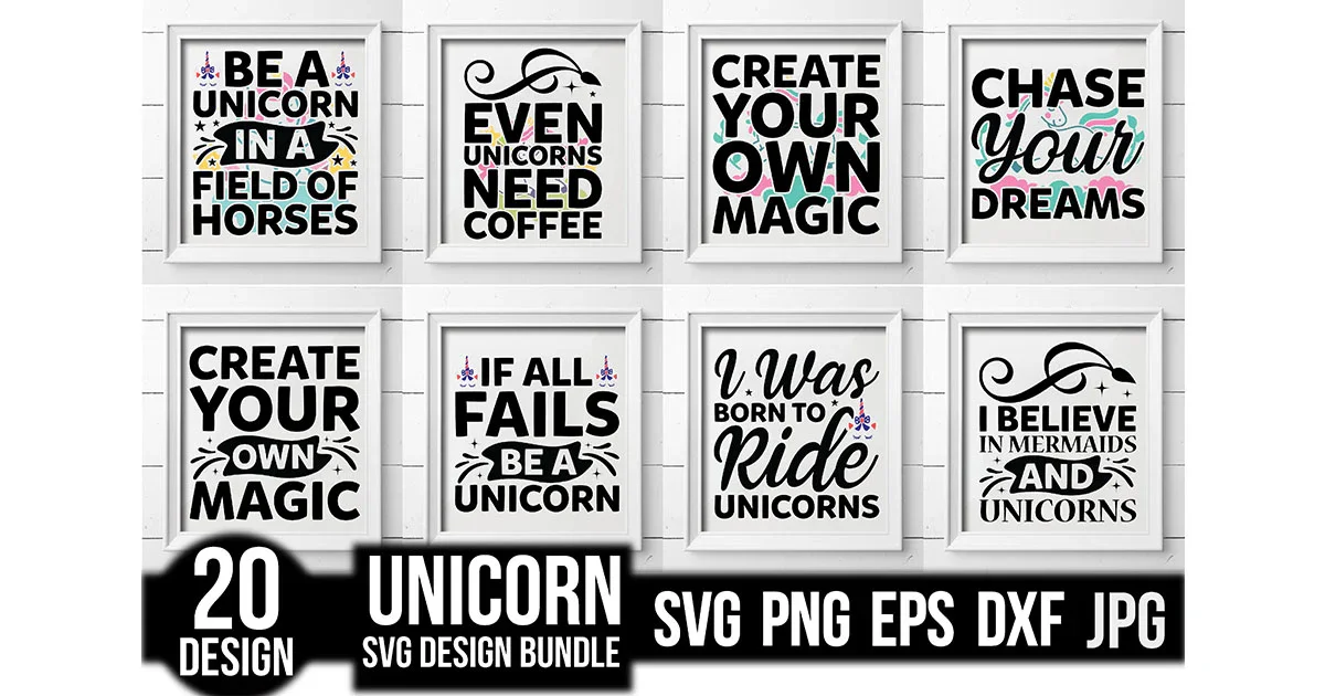 Unicorn SVG Bundle - Image 2
