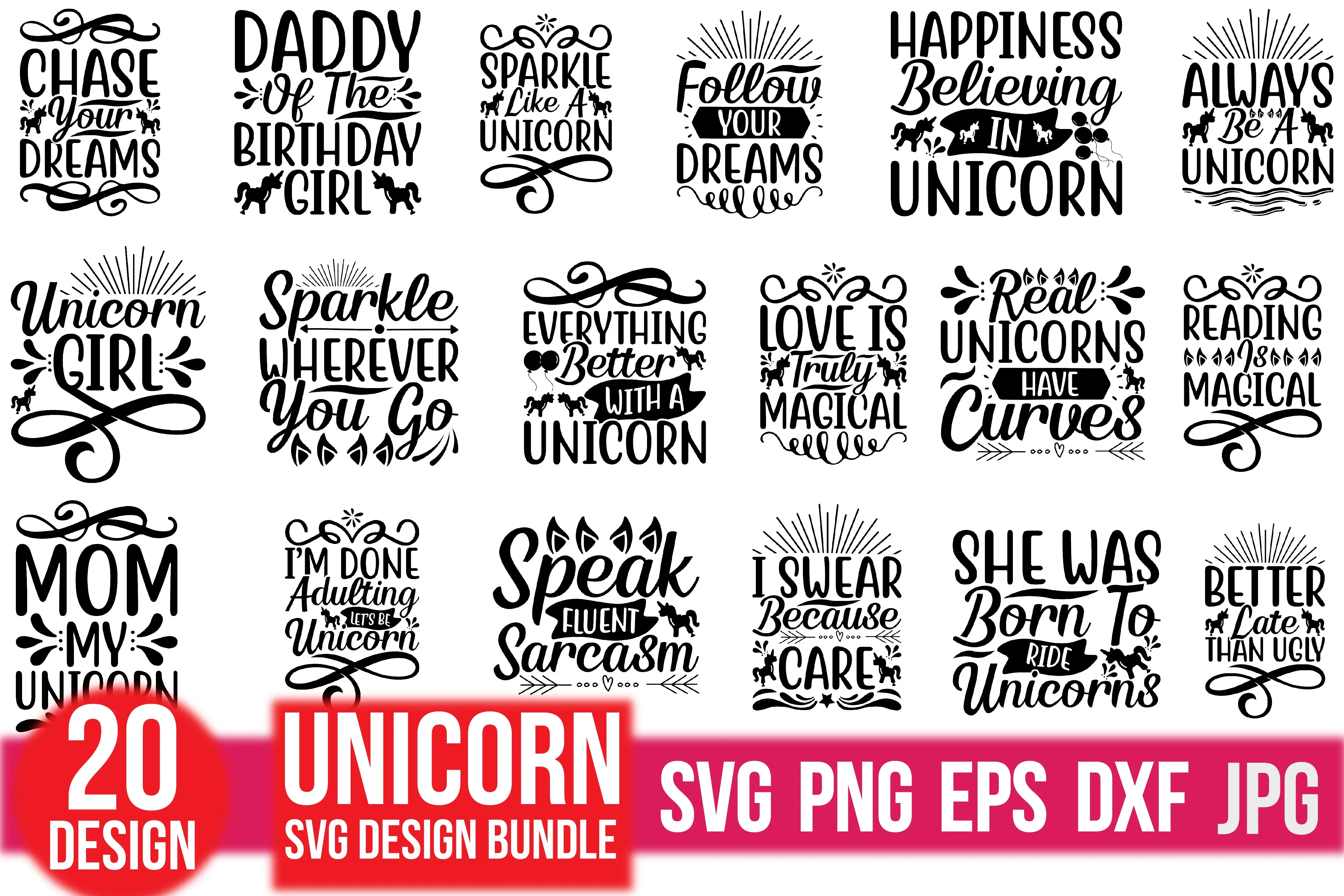 Unicorn SVG Bundle - Image 2