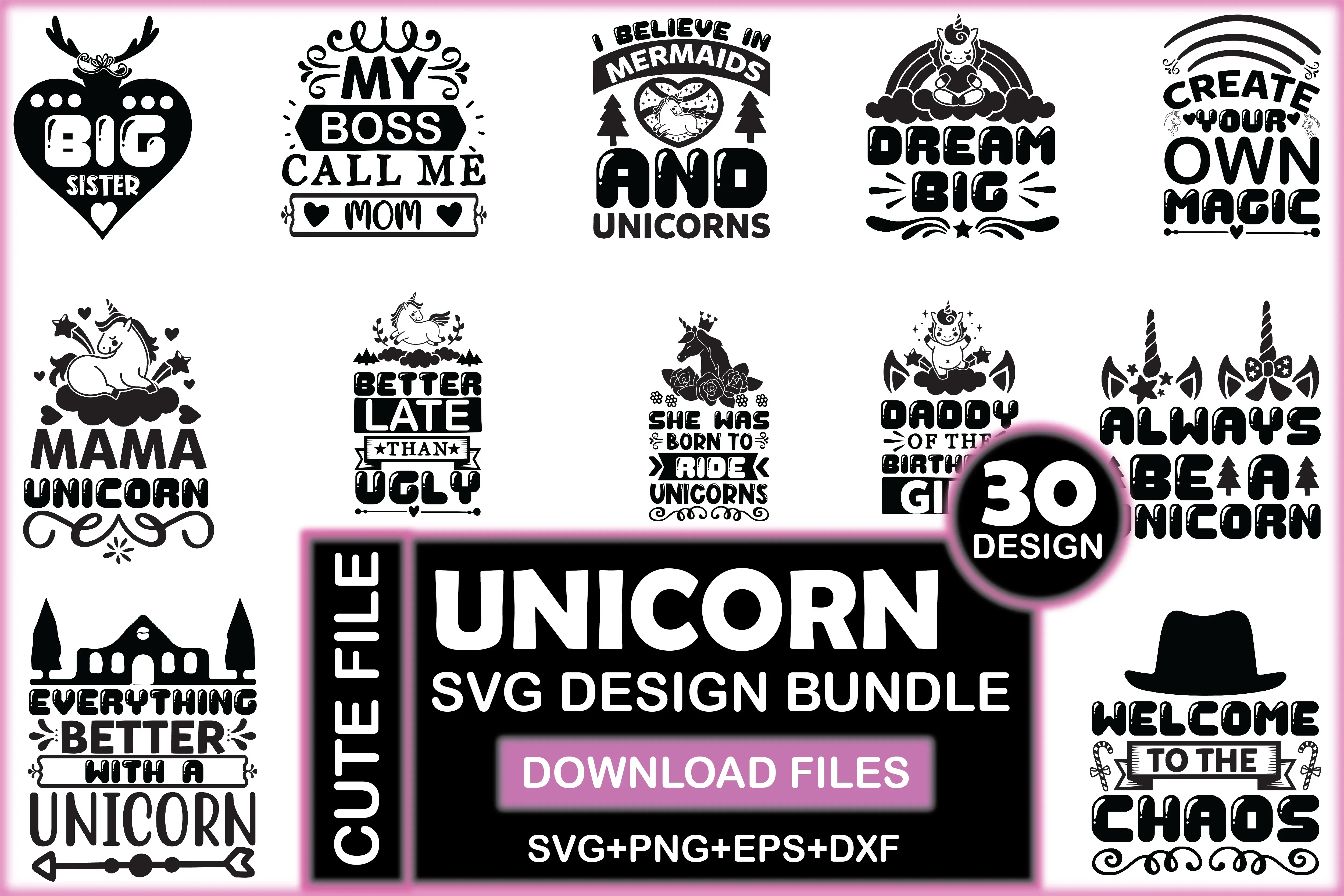 Unicorn SVG Bundle - Image 3