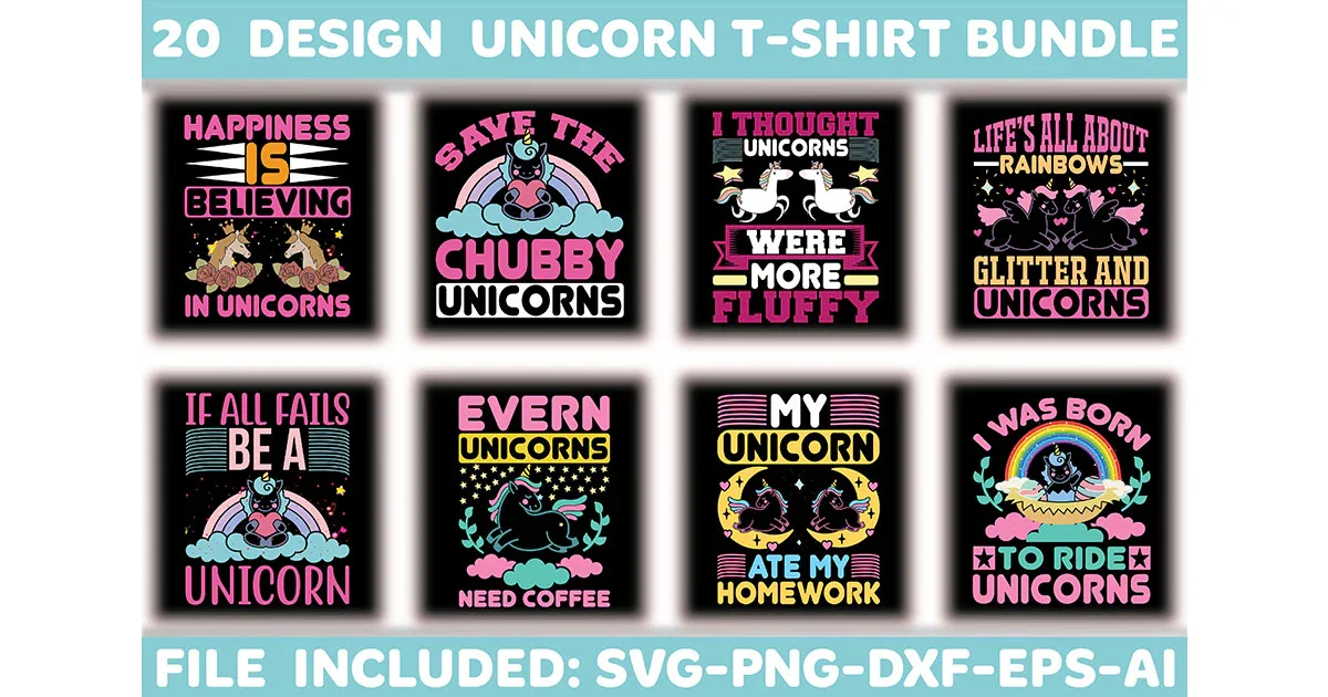 Unicorn T-Shirt Bundle