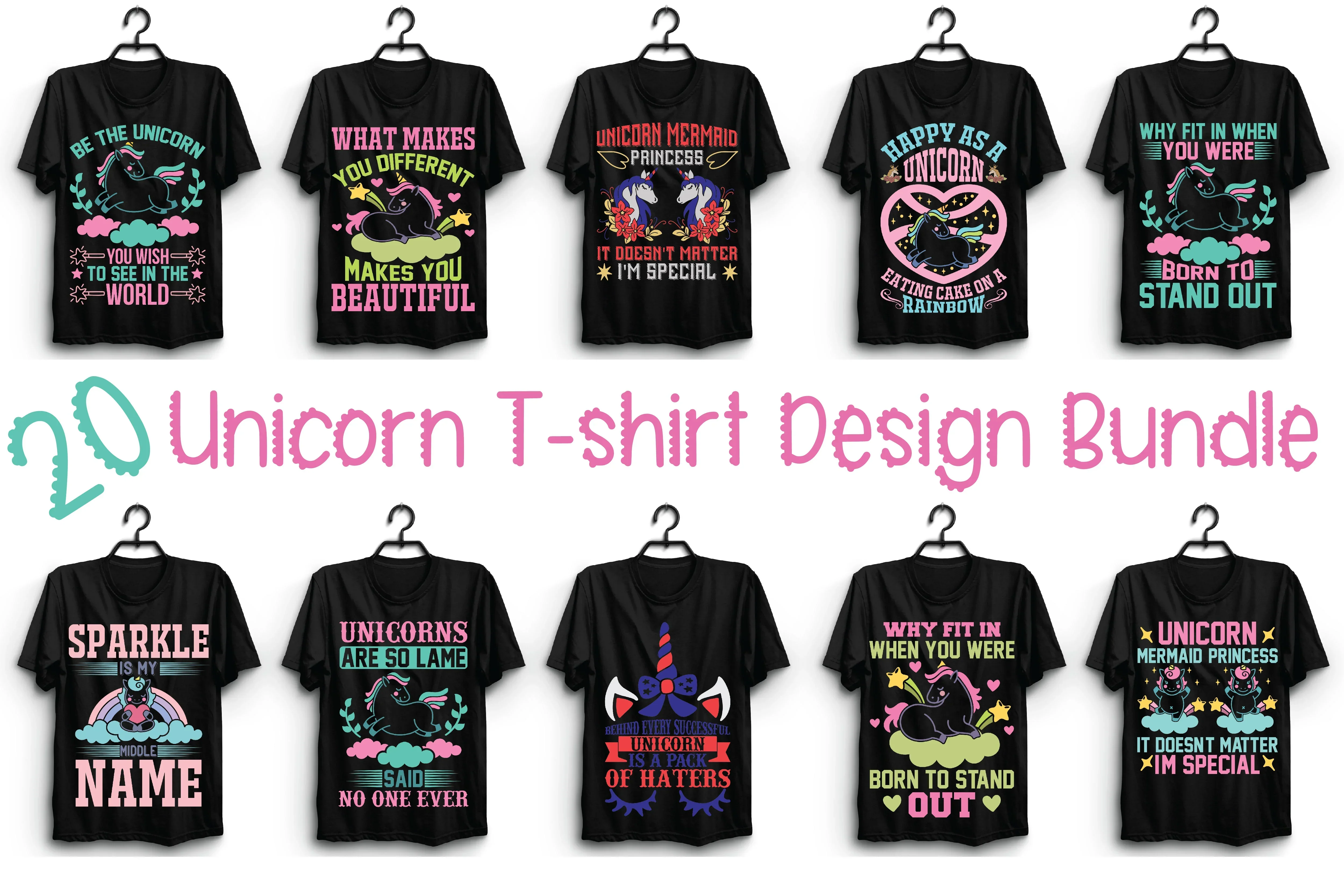 Unicorn T Shirt Bundle - Image 2