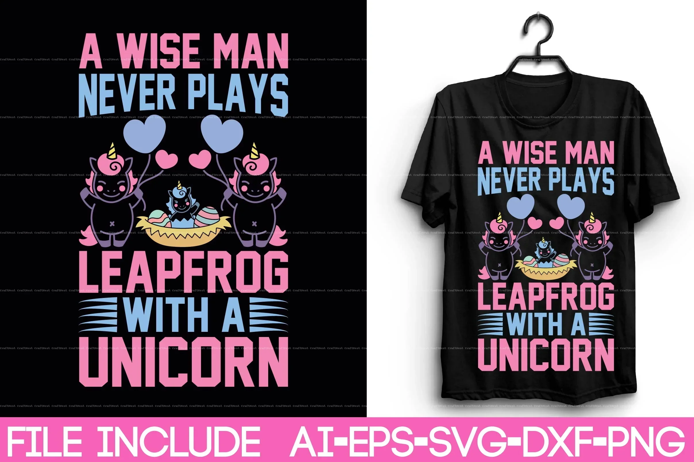 Unicorn T-Shirt Design SVG Bundle - Image 11