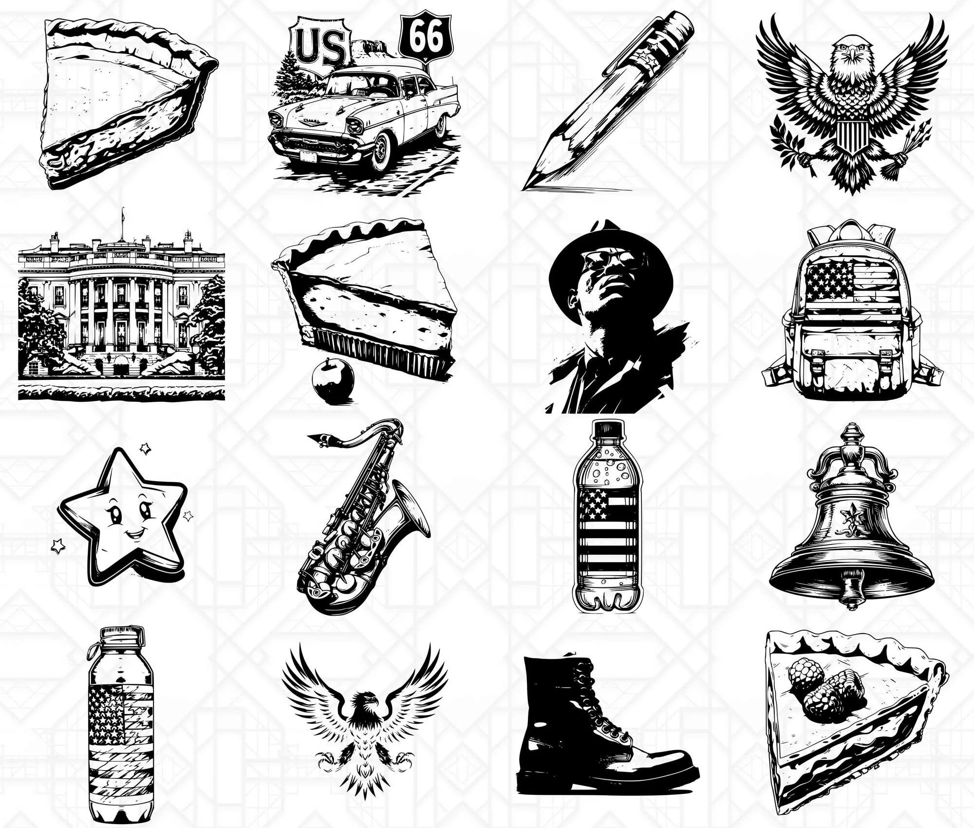 USA Back To School SVG Bundle - Image 3