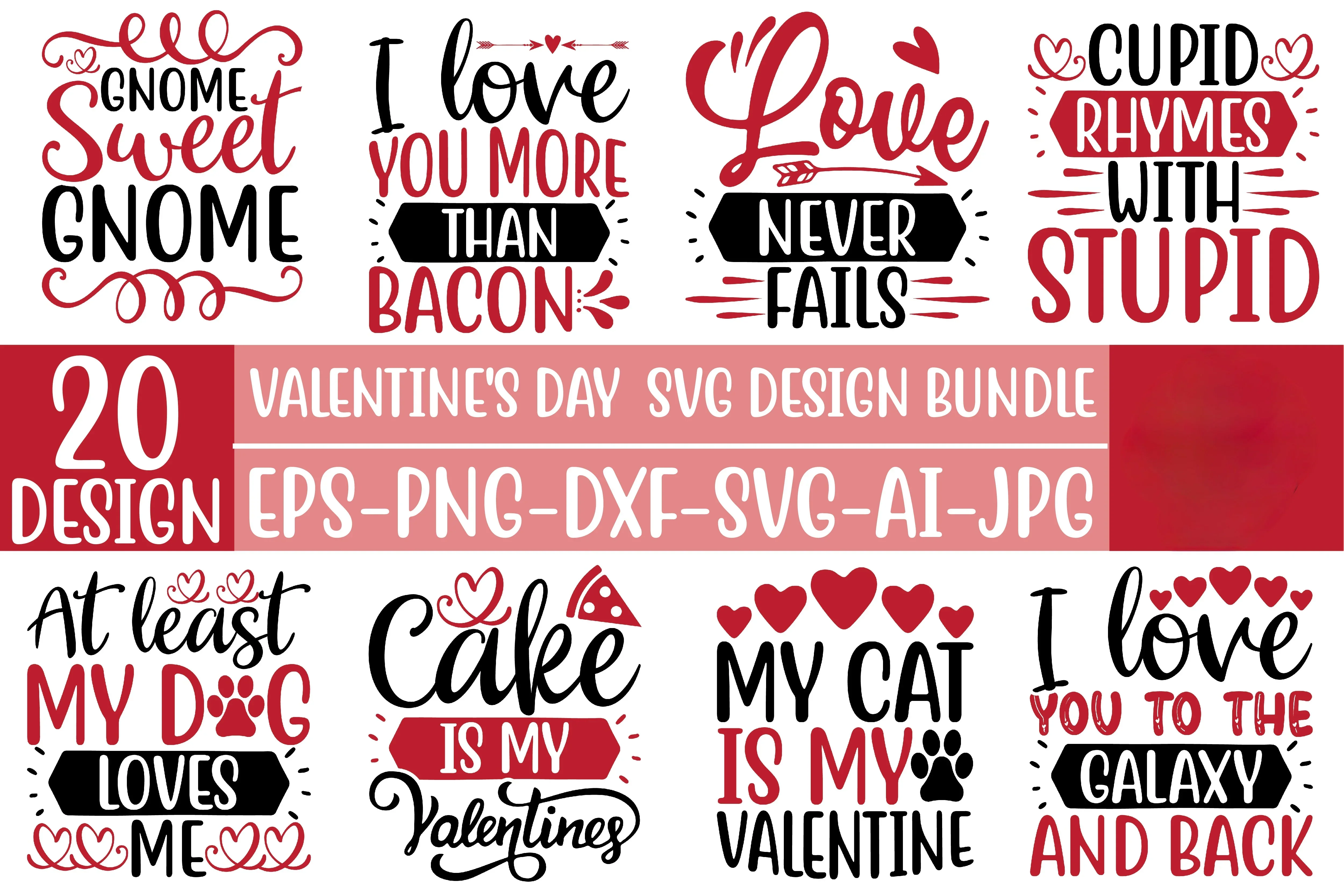 Valentine’s Day SVG Bundle