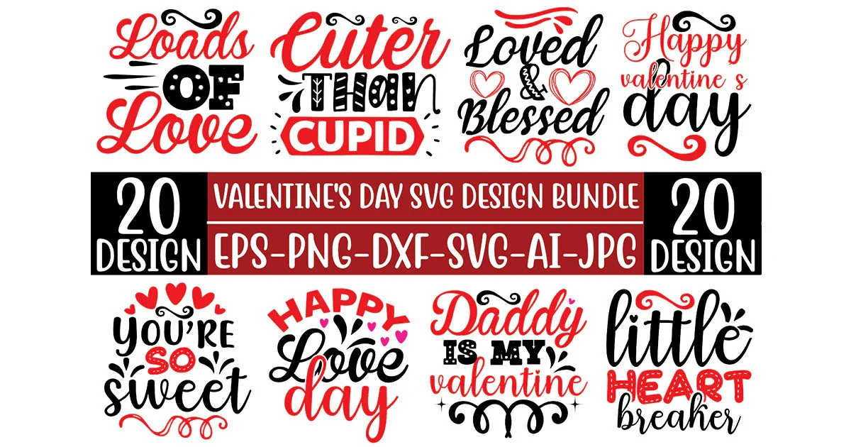 Valentine SVG Bundle