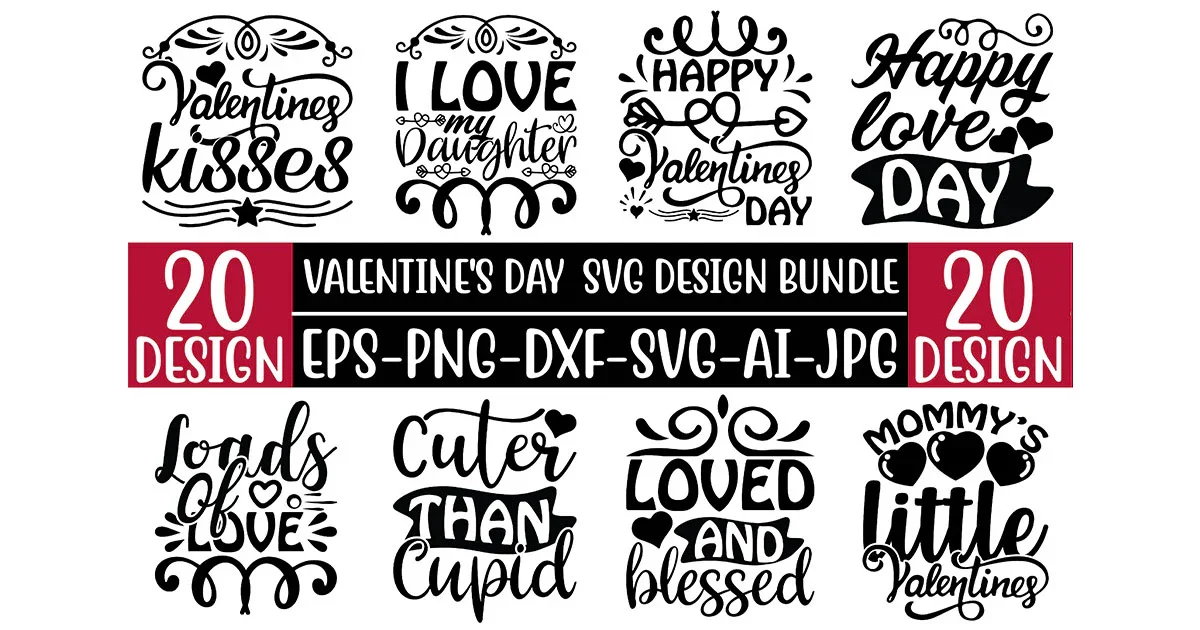 Valentine SVG Bundle
