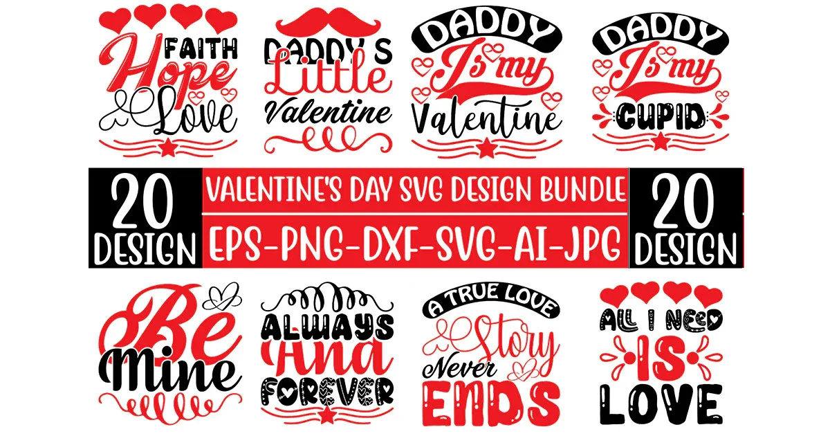 Valentine SVG Bundle