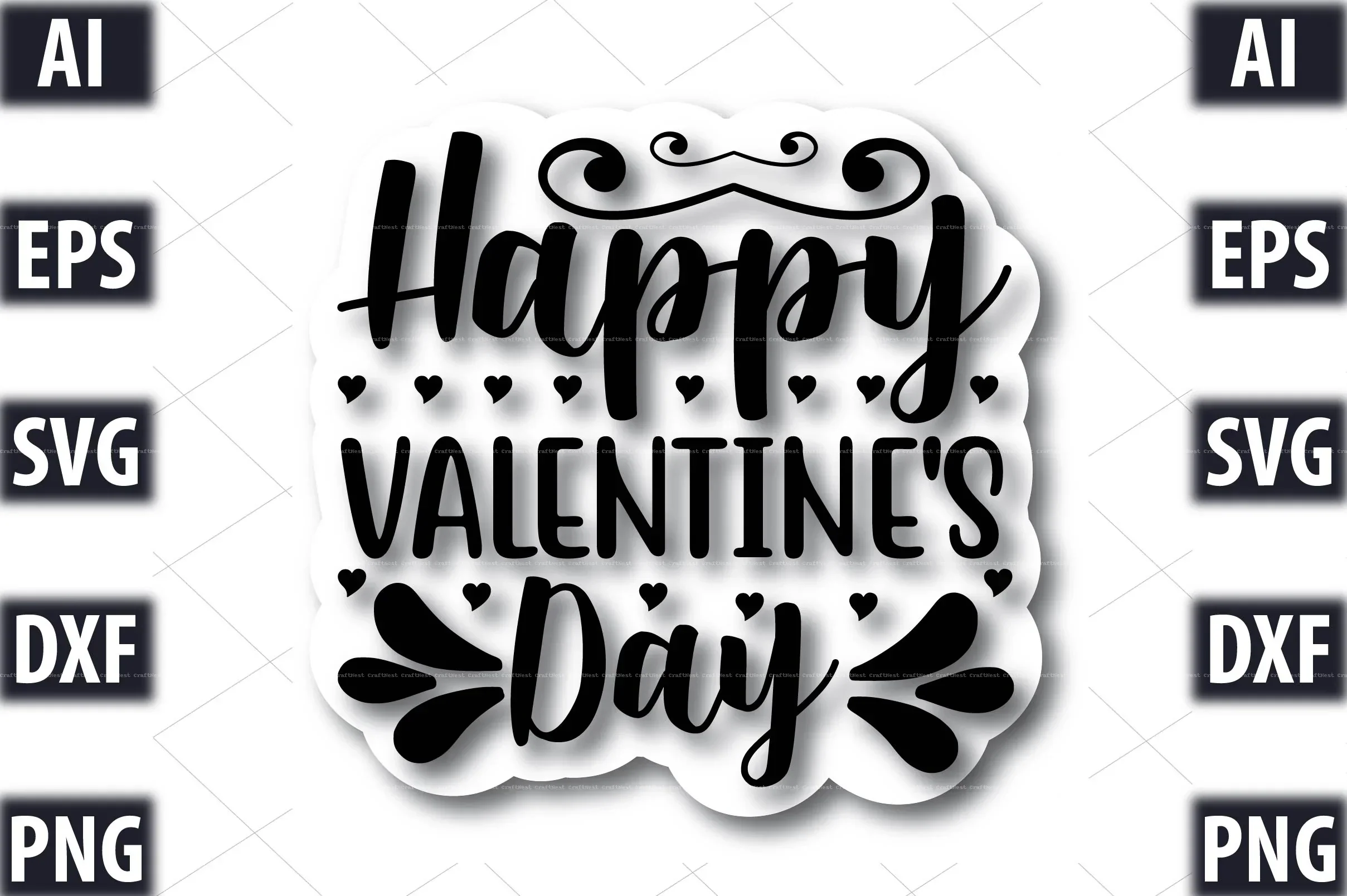 Valentine's Day Stitcher SVG Bundle - Image 2