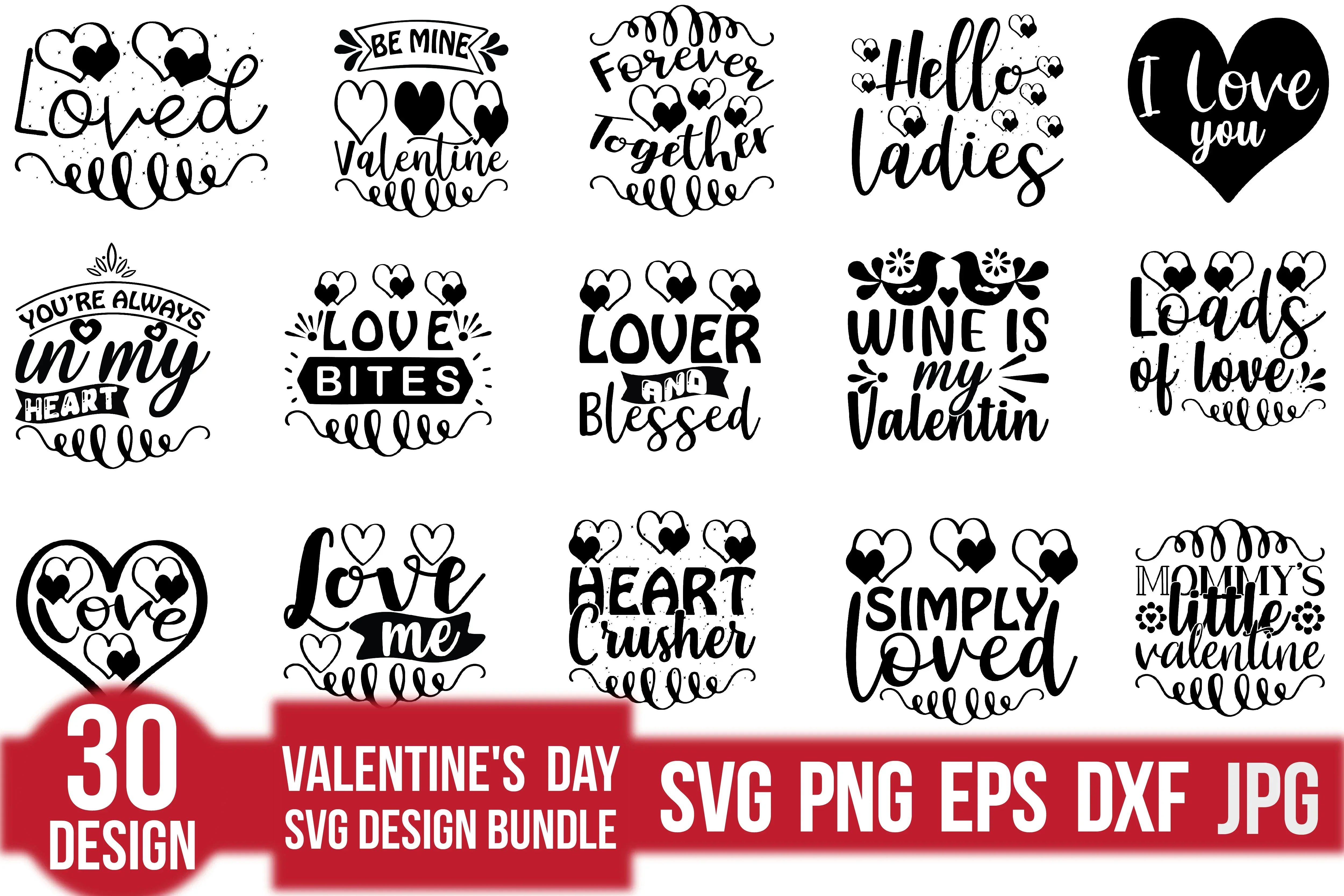 Valentine's Day SVG Bundle - Image 2