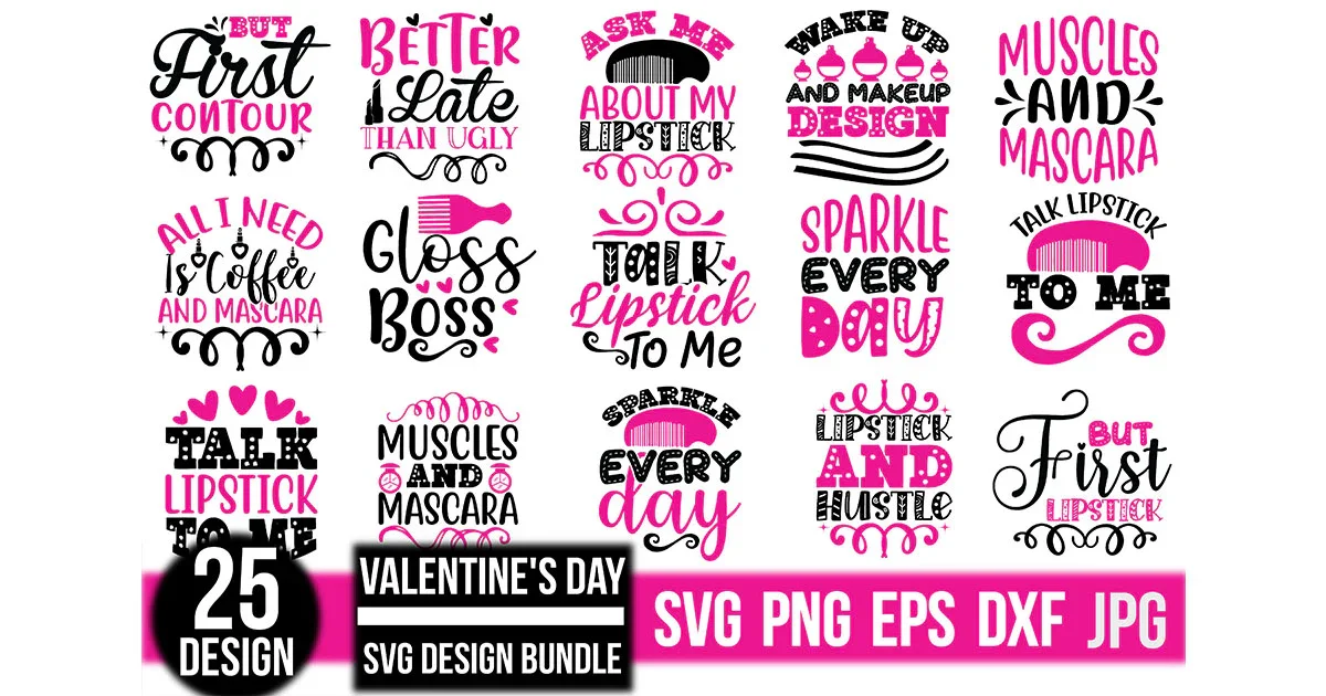Valentine's Day SVG Bundle