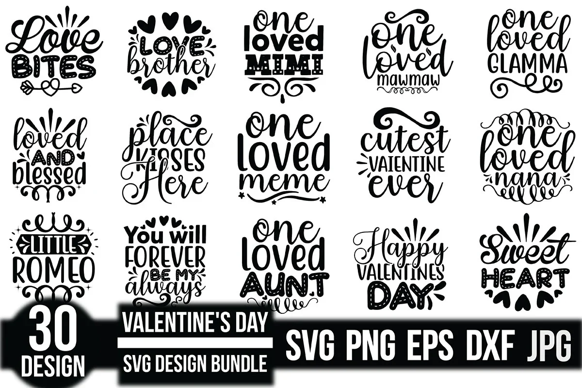 Valentine's Day SVG Bundle - Image 3